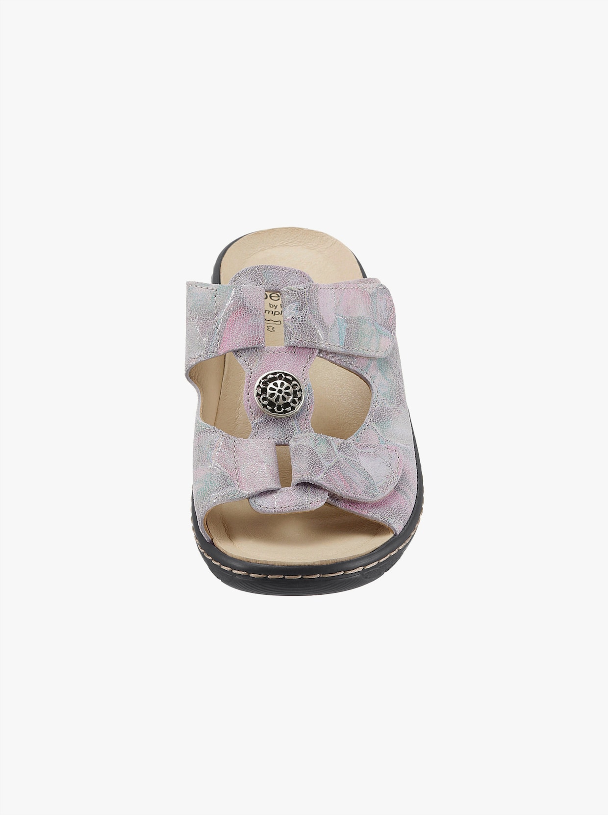 Belvida Slippers - roze geprint