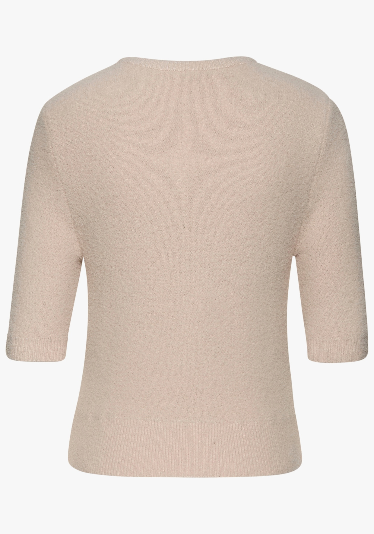 LASCANA Pullover met korte mouwen - zand
