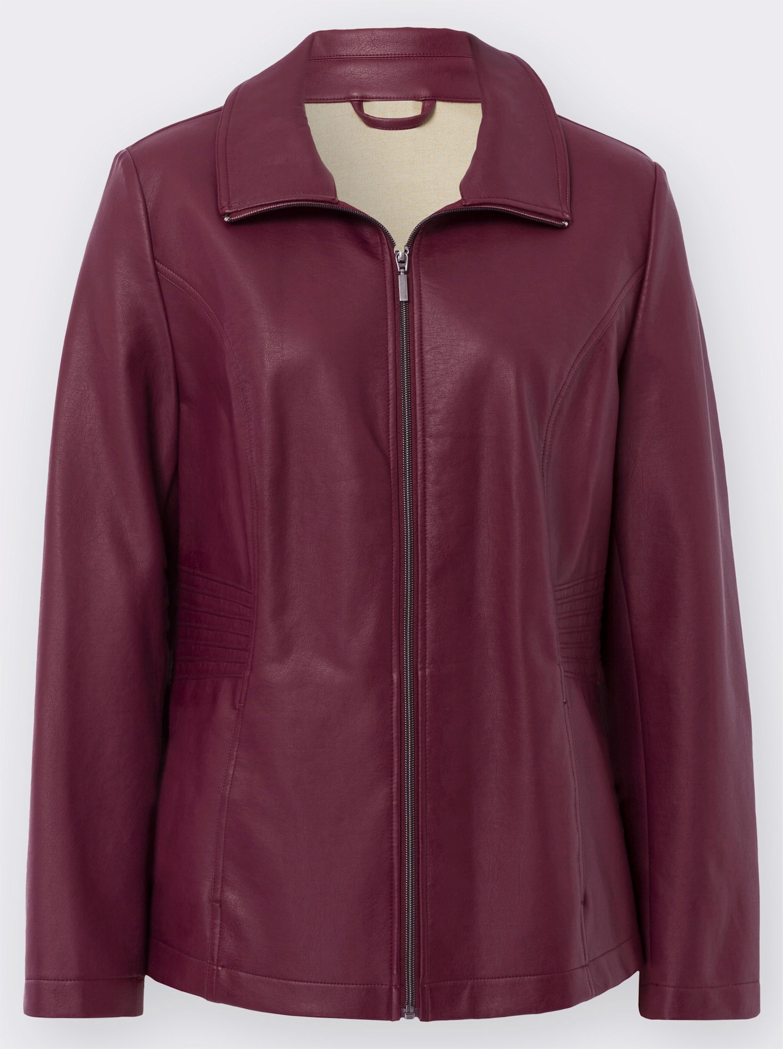 Jack van imitatieleer met PU-coating - bordeaux