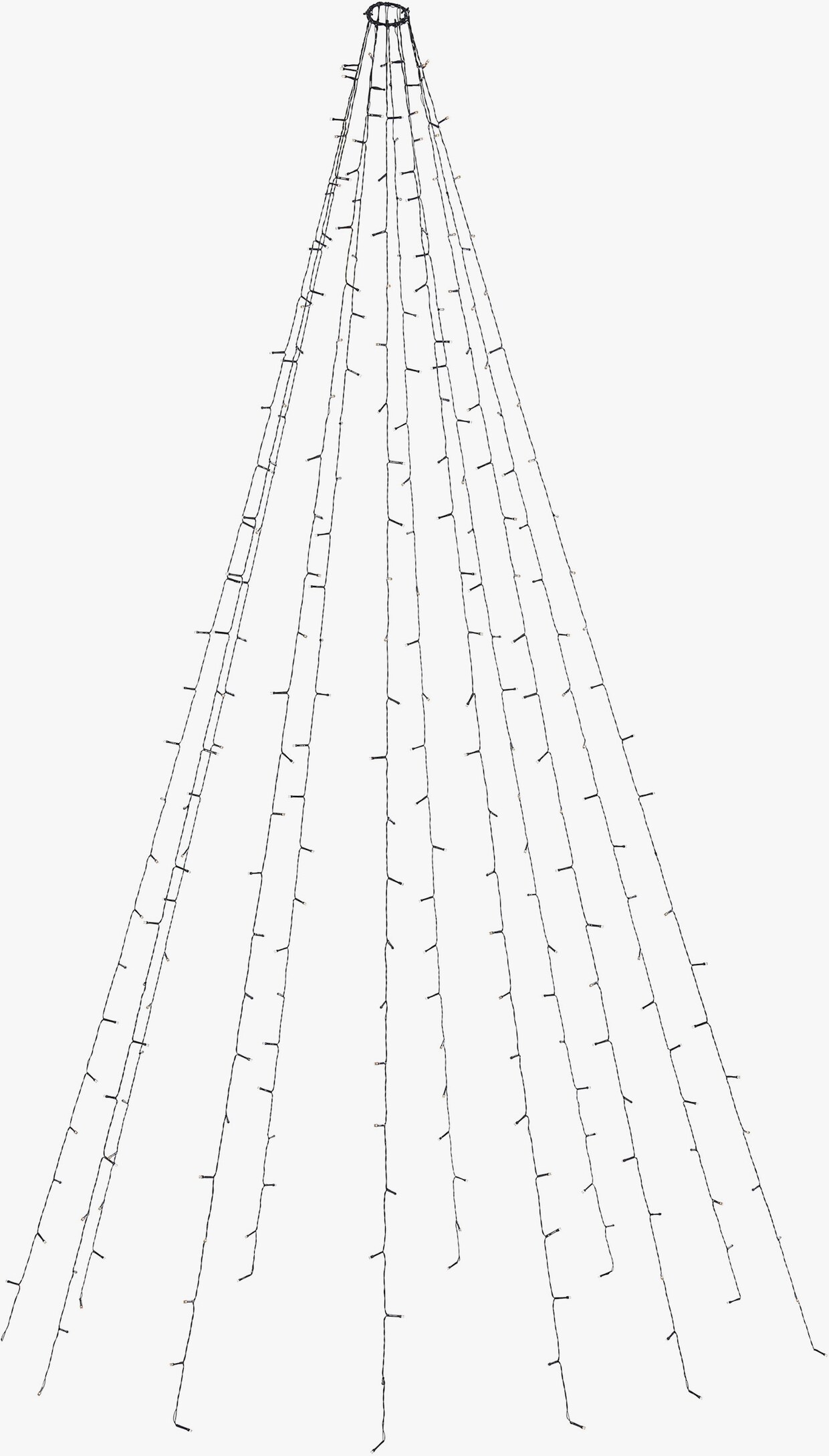 my home LED-Baummantel - dunkelgrün