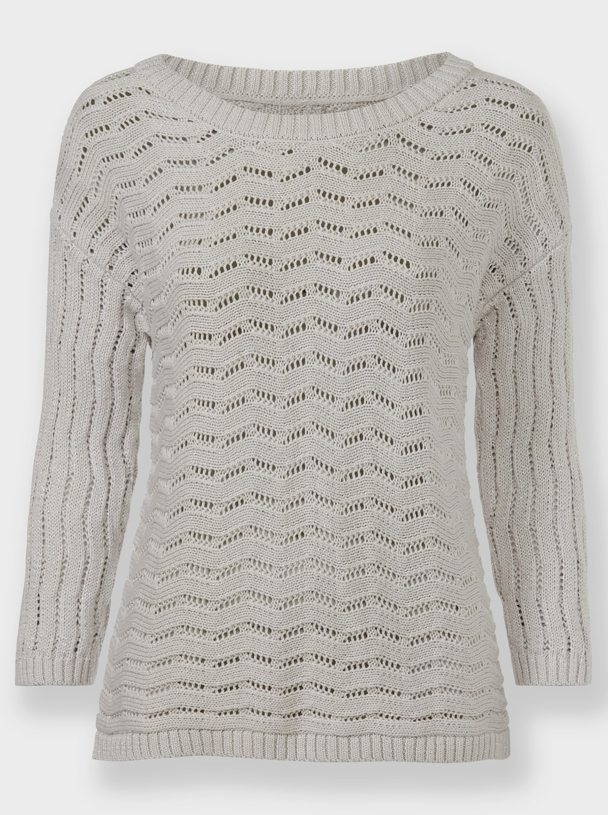heine Pull ajouré - gris clair