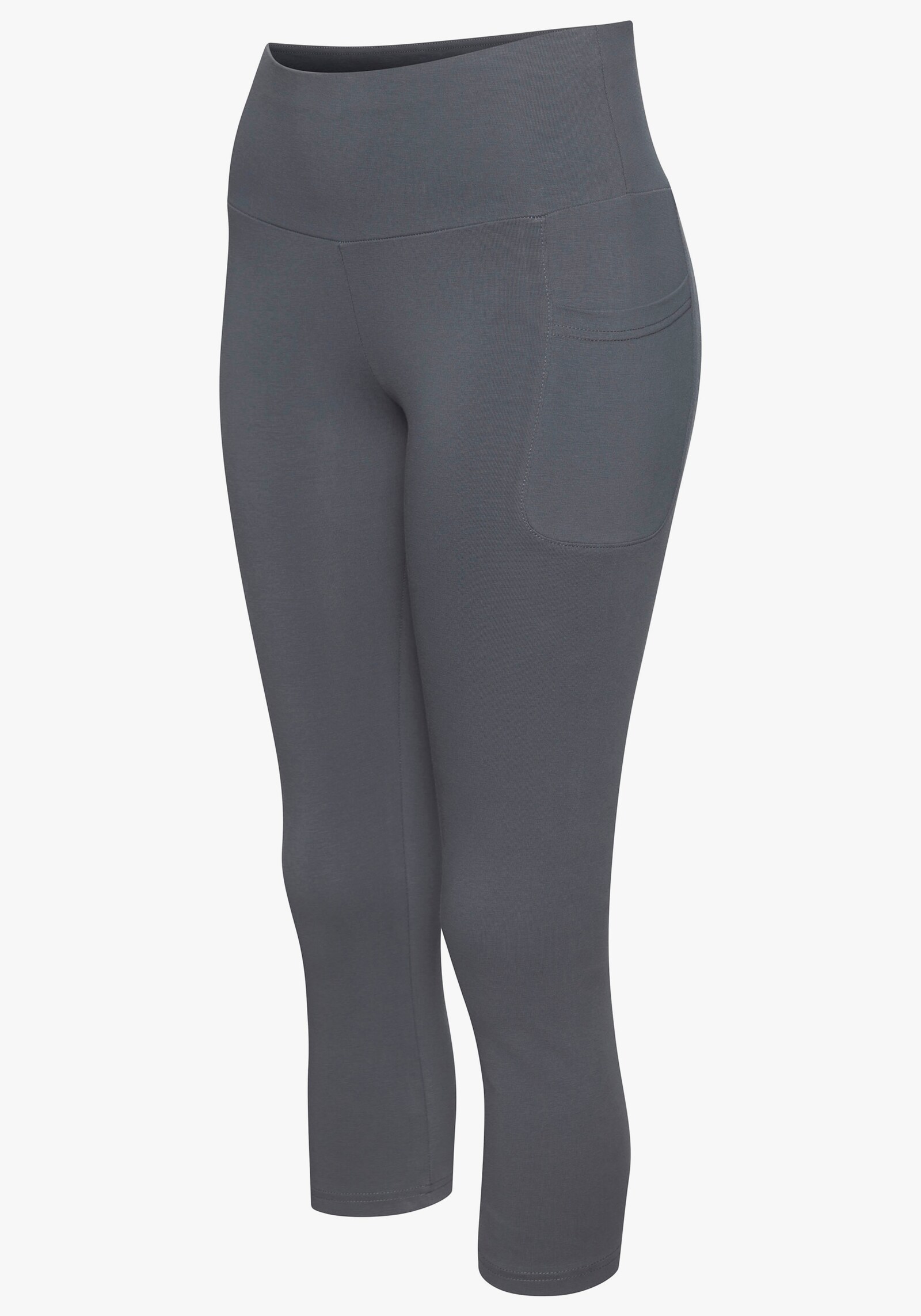 LASCANA ACTIVE Caleçon 3/4 - gris-bleu