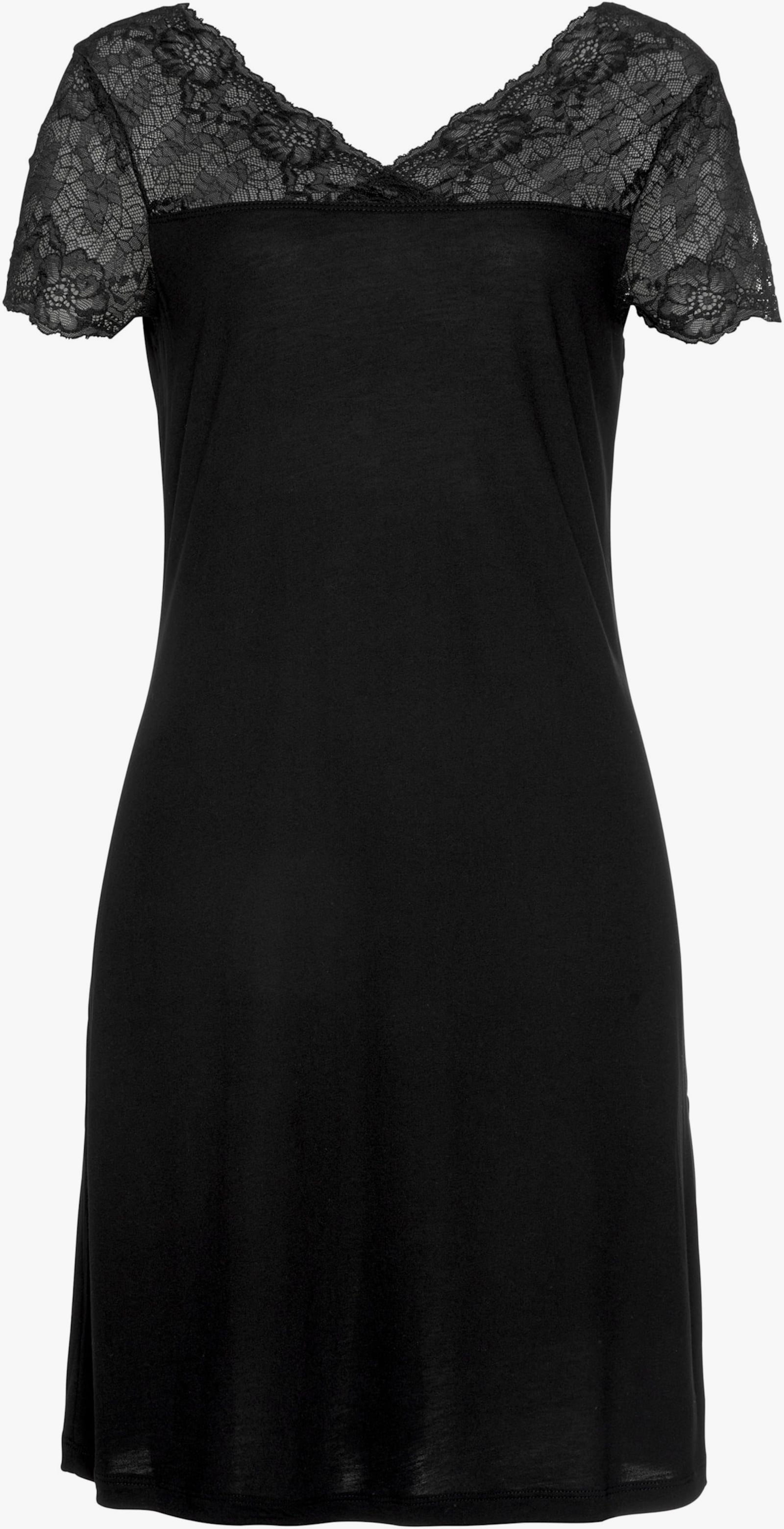 LASCANA Nachthemd - schwarz