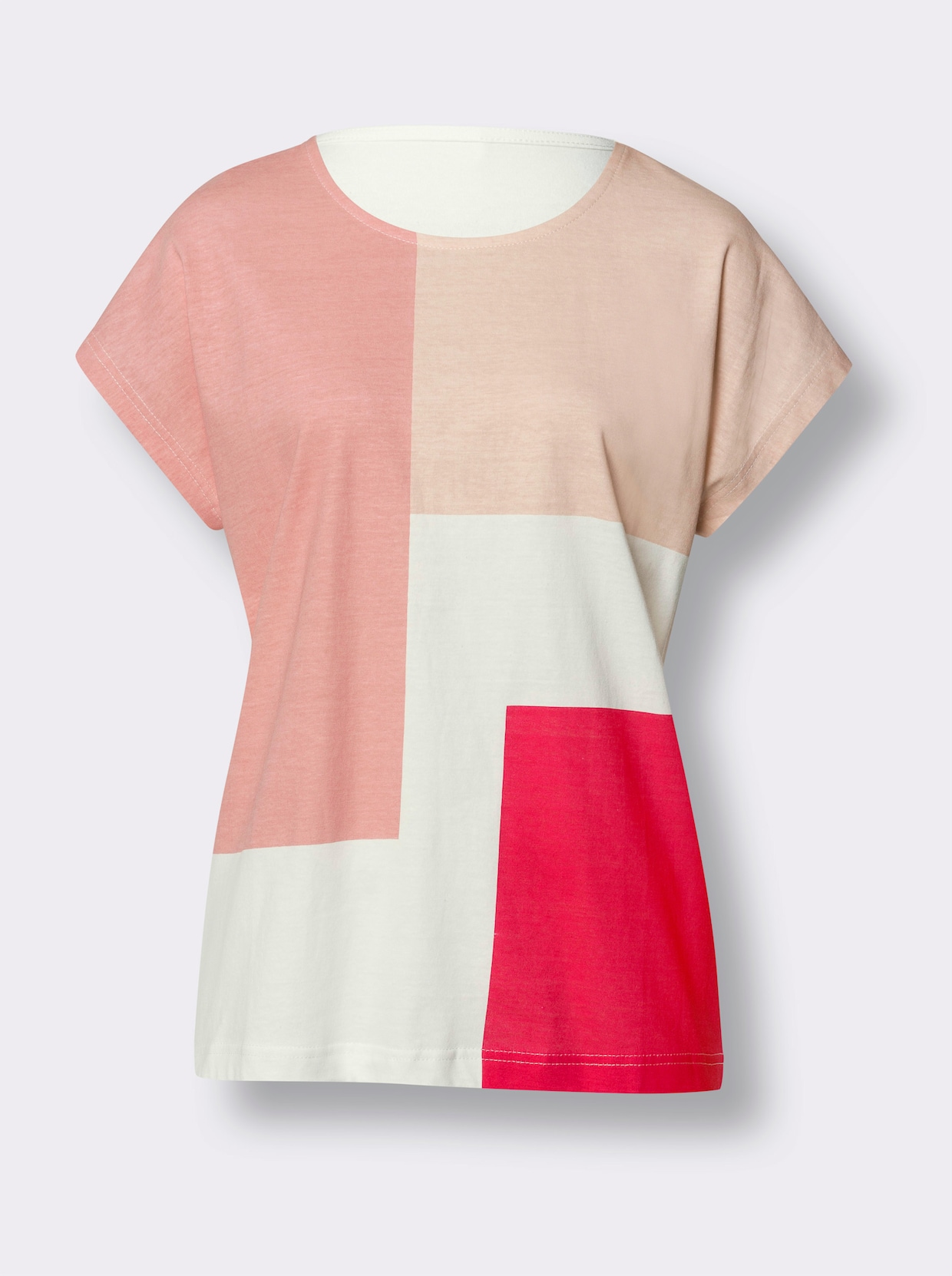 Shirt - ecru/rozenkwarts
