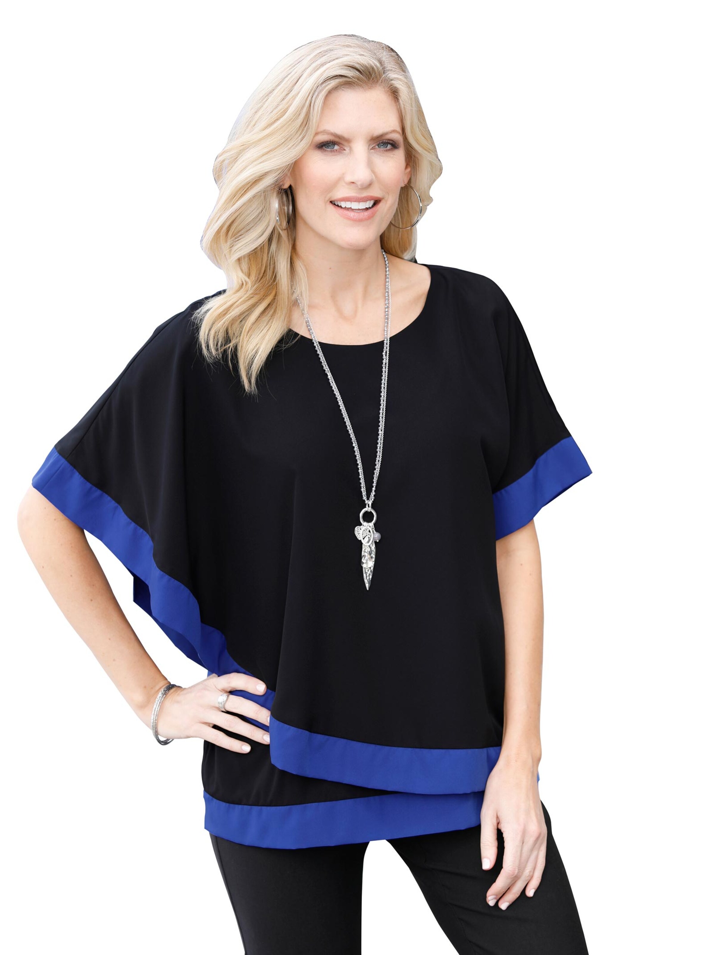 Tunika - schwarz-blau