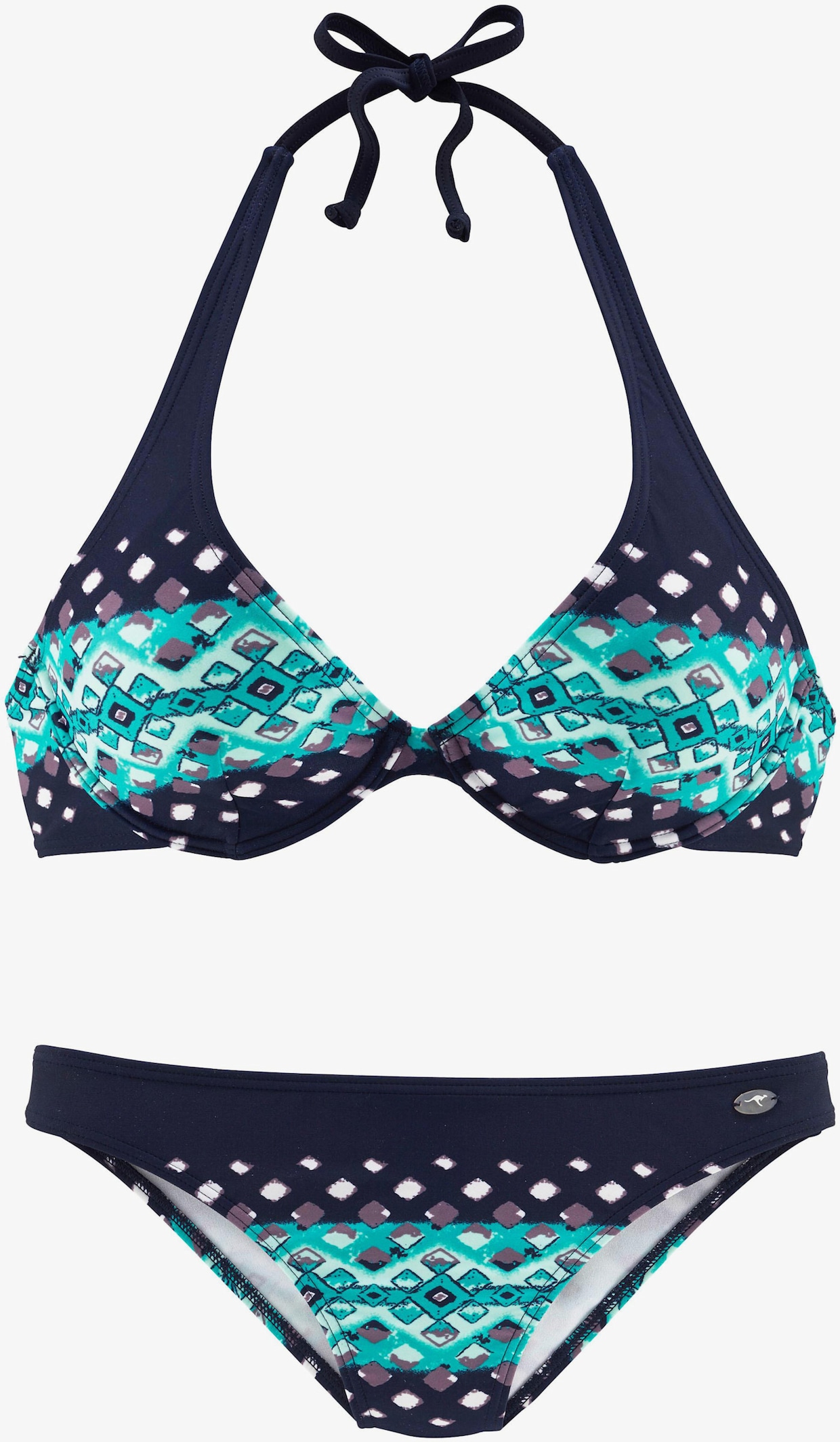 KangaROOS Beugelbikini - marine geprint