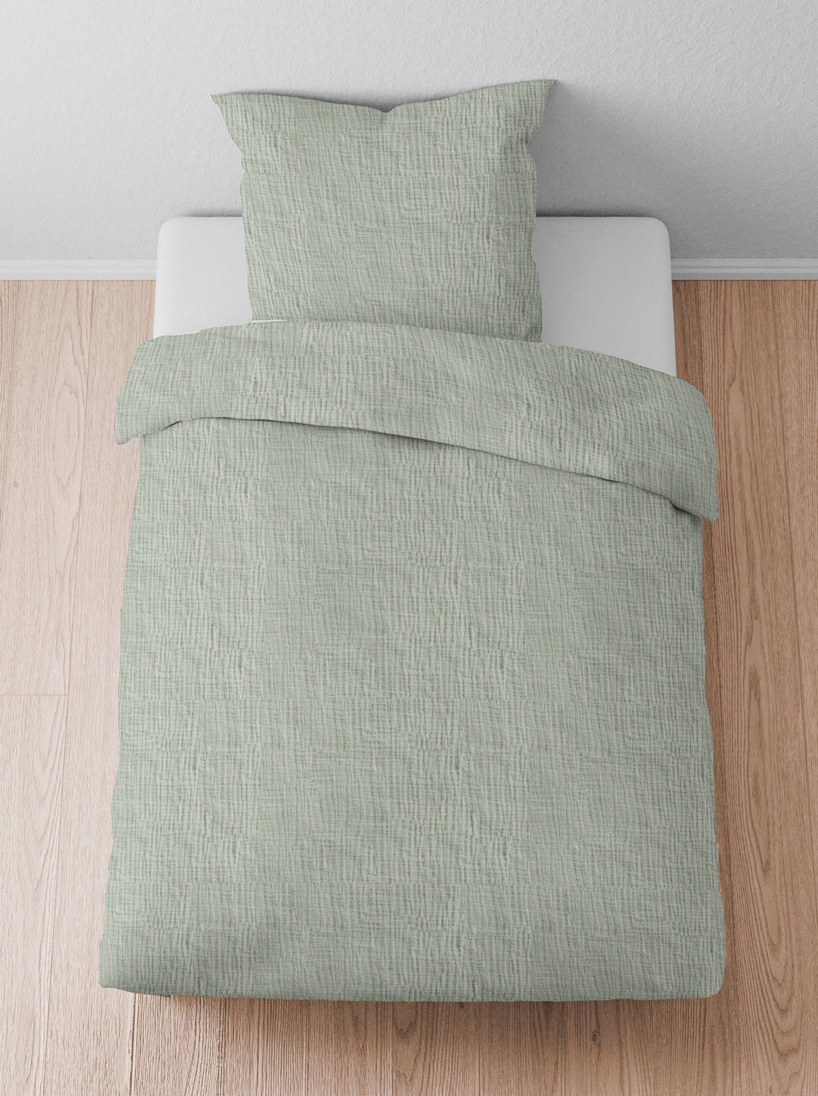 Biberna Bettwäsche - hellgrün