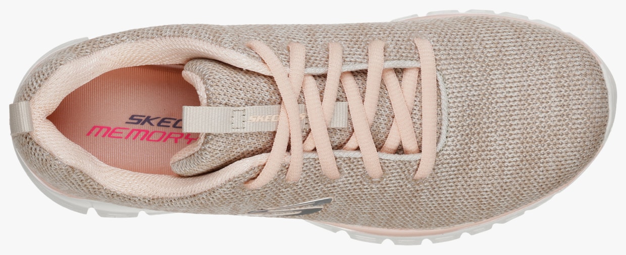 Skechers Sneaker - beige/roze