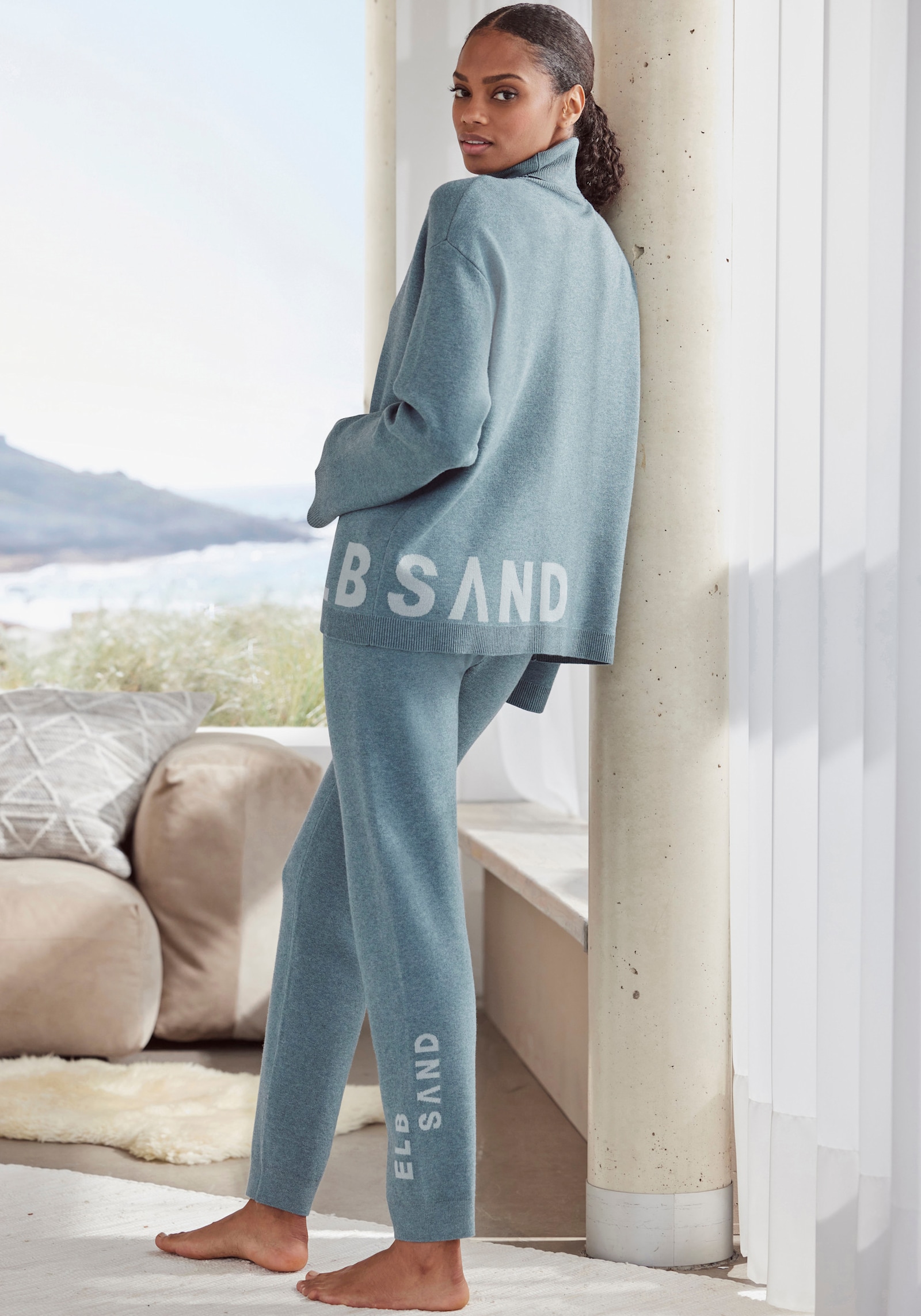 Elbsand Sweater - petrol