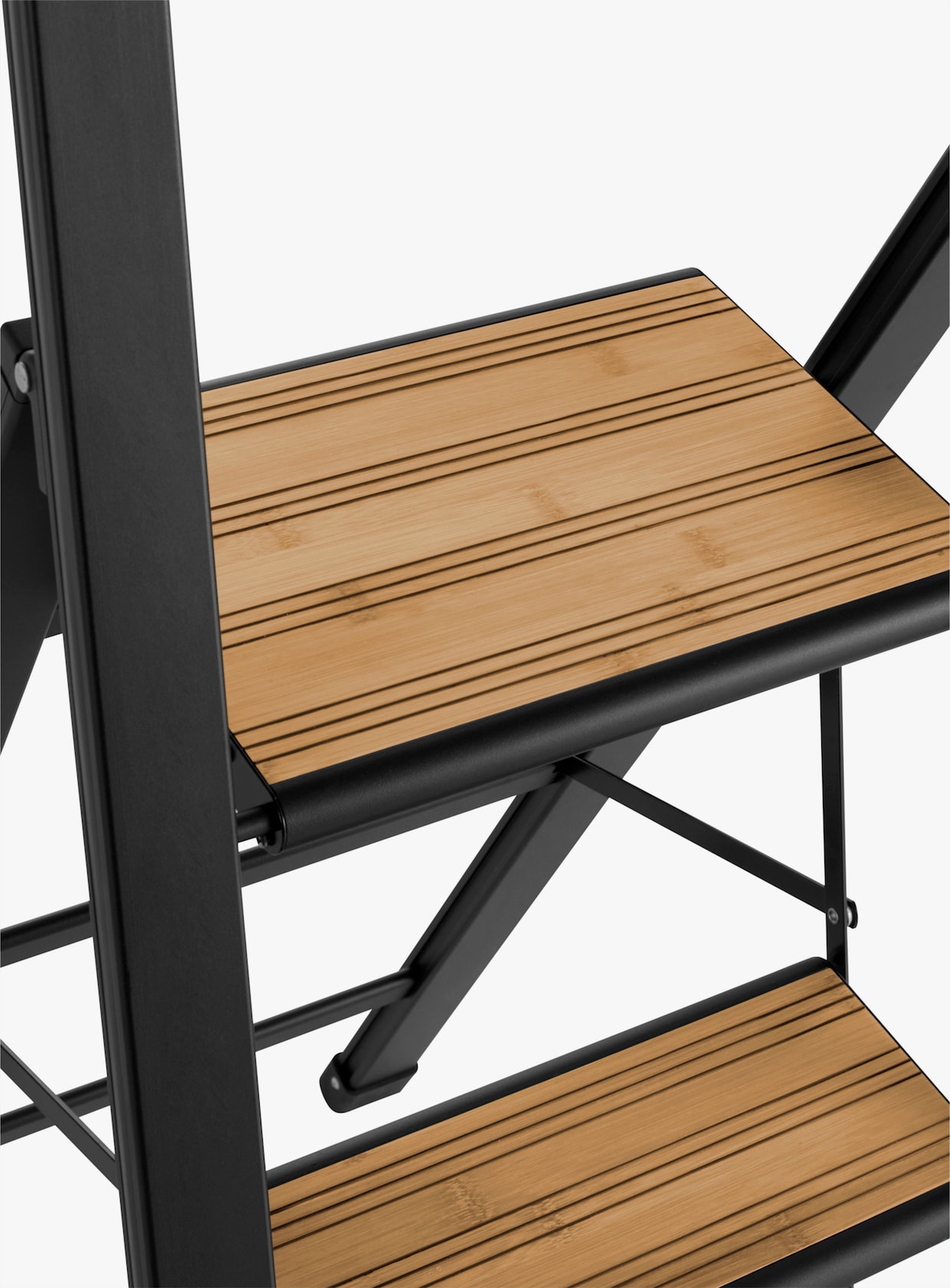 heine home Trittleiter - schwarz-braun