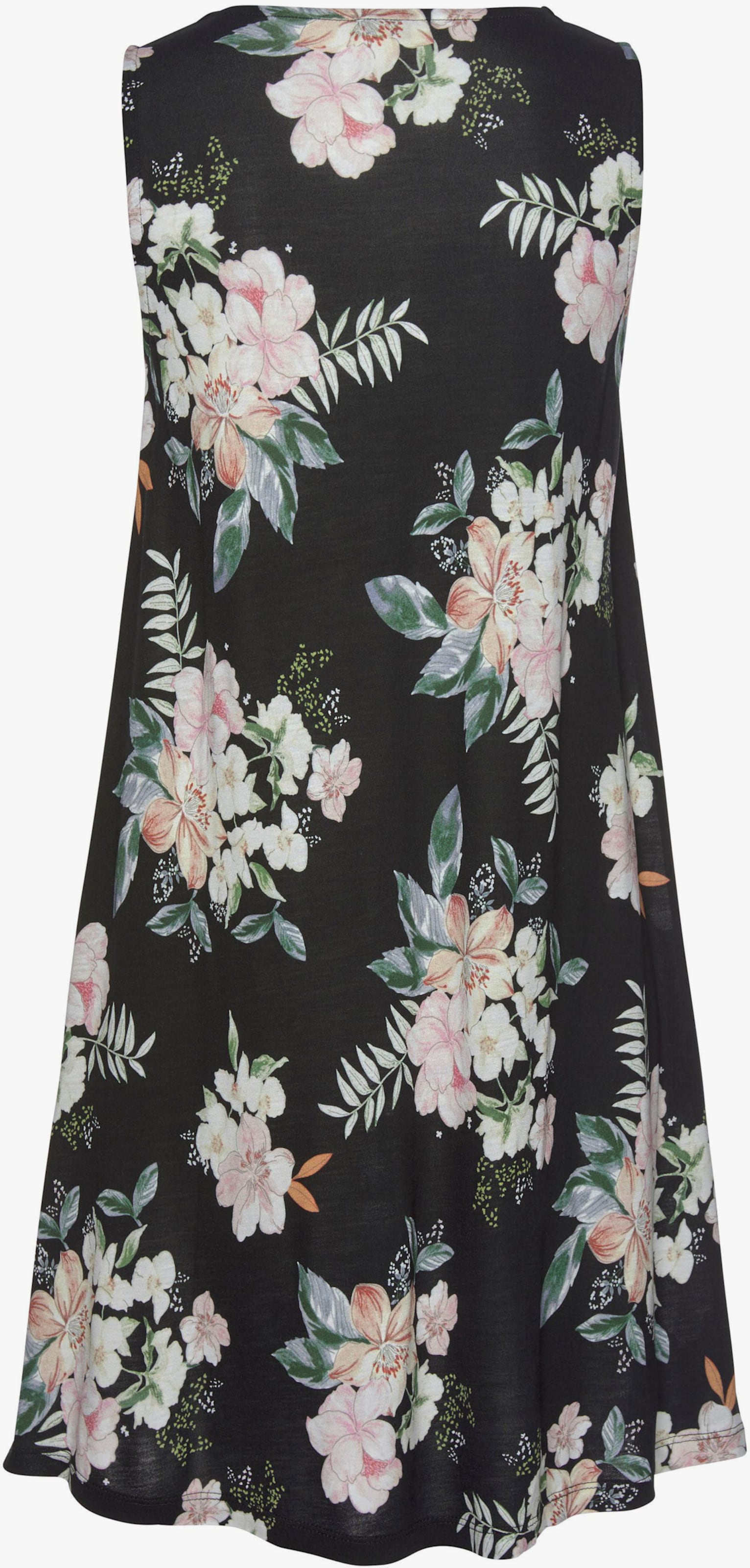 LASCANA Robe de plage - noir imprimé