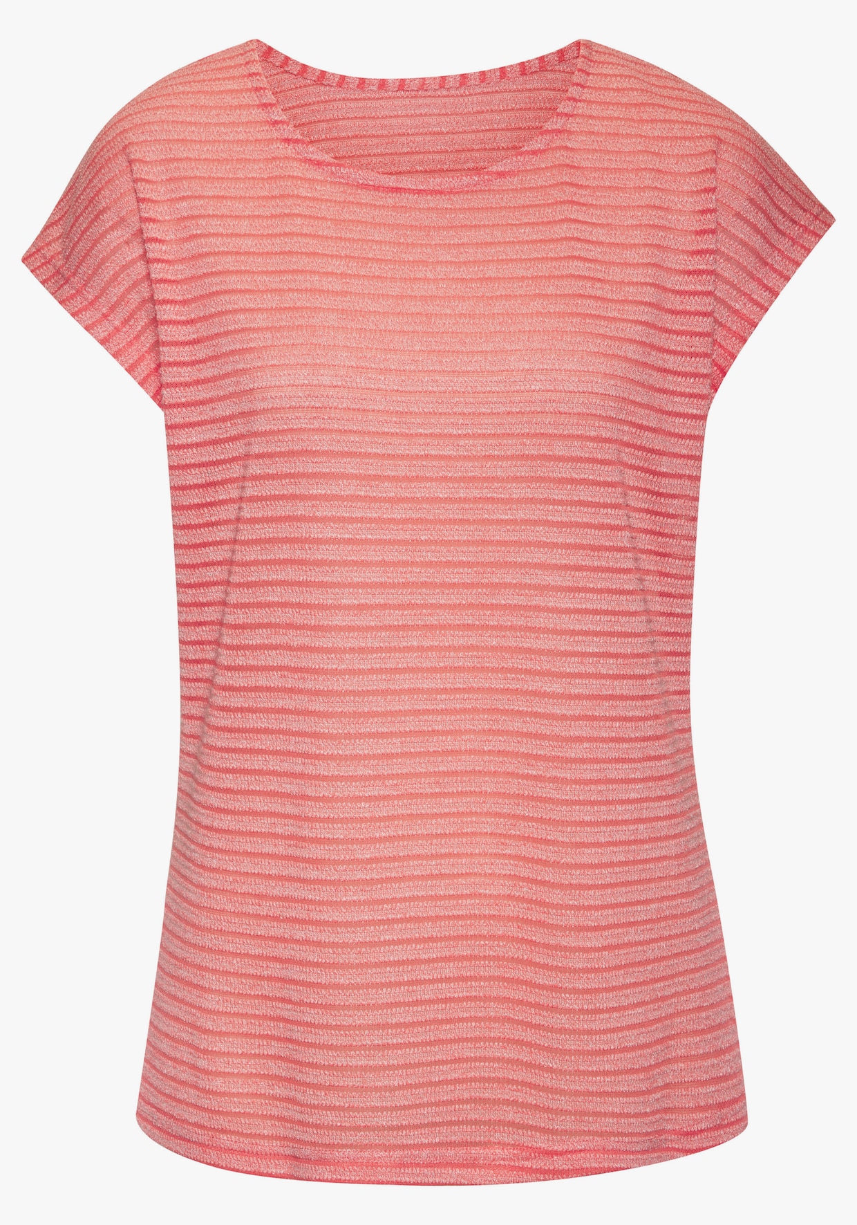 Vivance Shirt met korte mouwen - apricot, navy