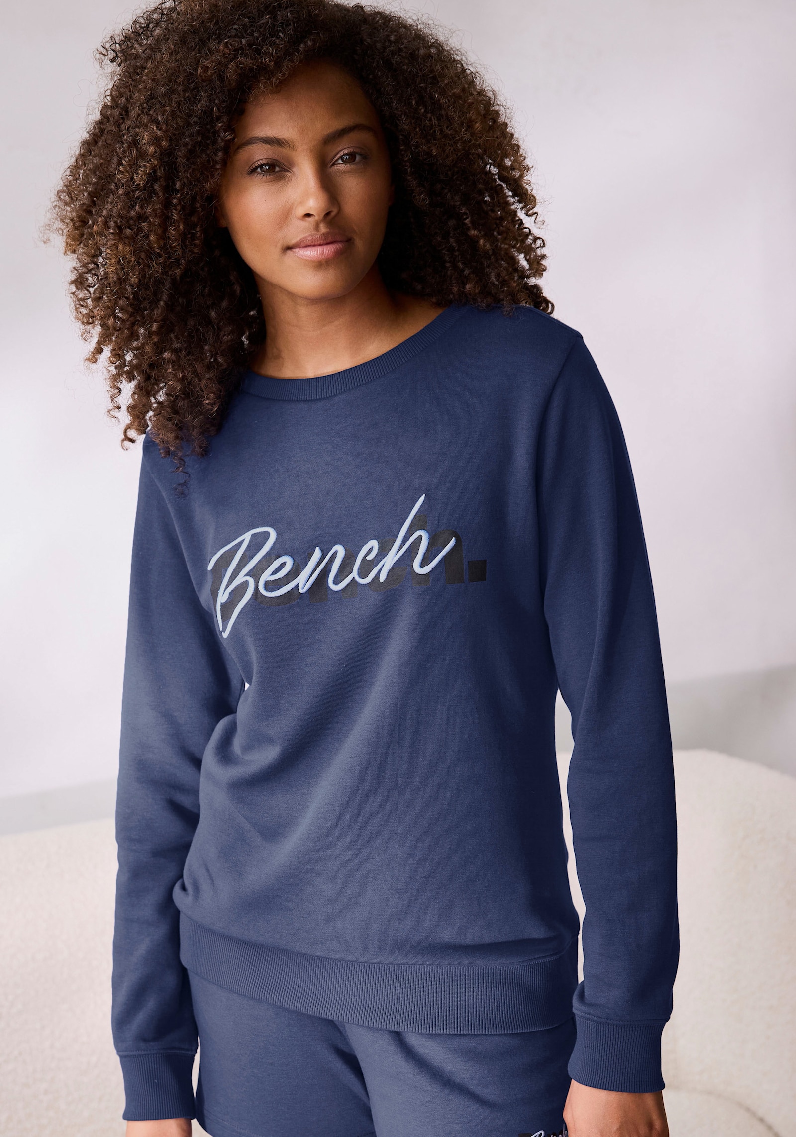 Bench. Loungewear Sweatshirt - navy