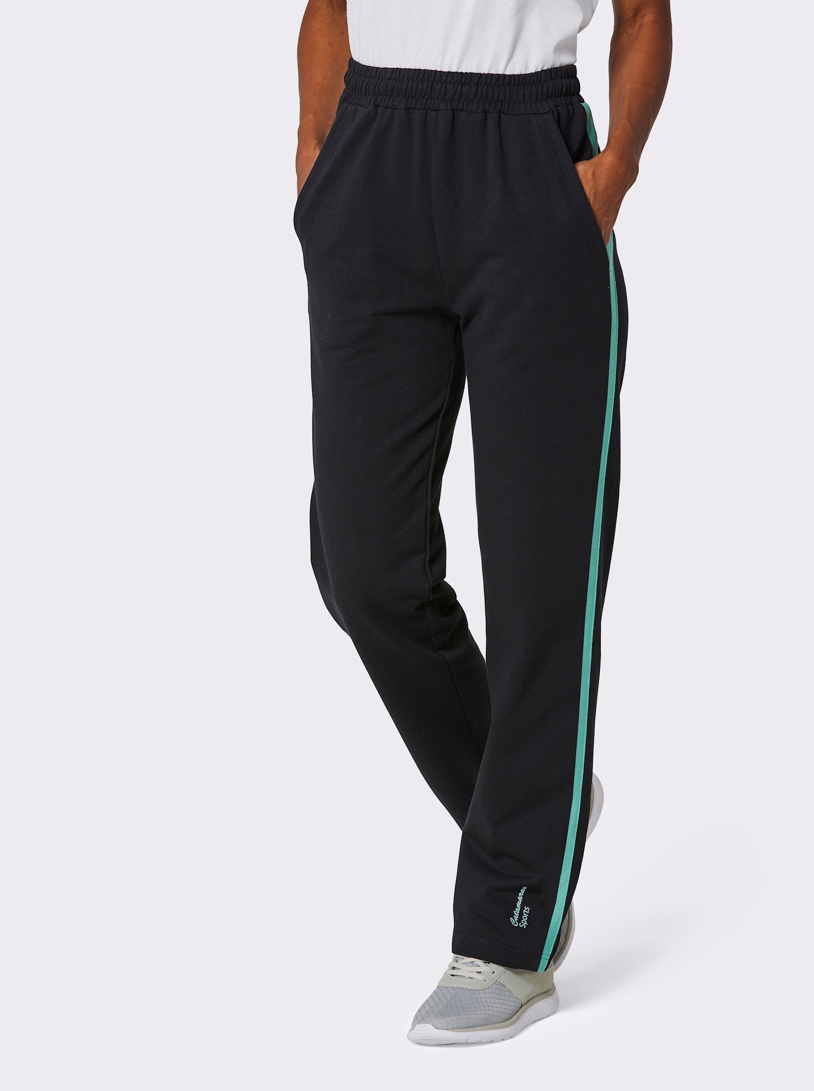 Catamaran Sports Freizeithose mit innenliegendem Zugband - schwarz-salbei