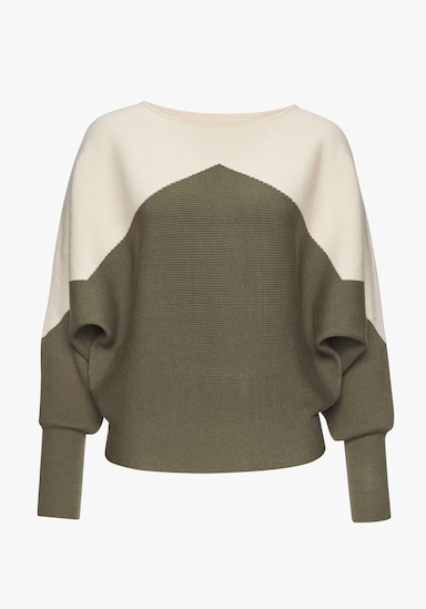 LASCANA Strickpullover - creme-khaki