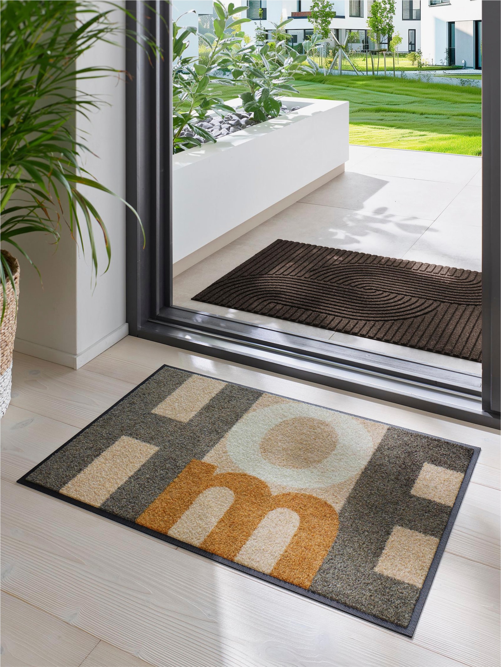 wash+dry by Kleen-Tex Fußmatte - beige-grau