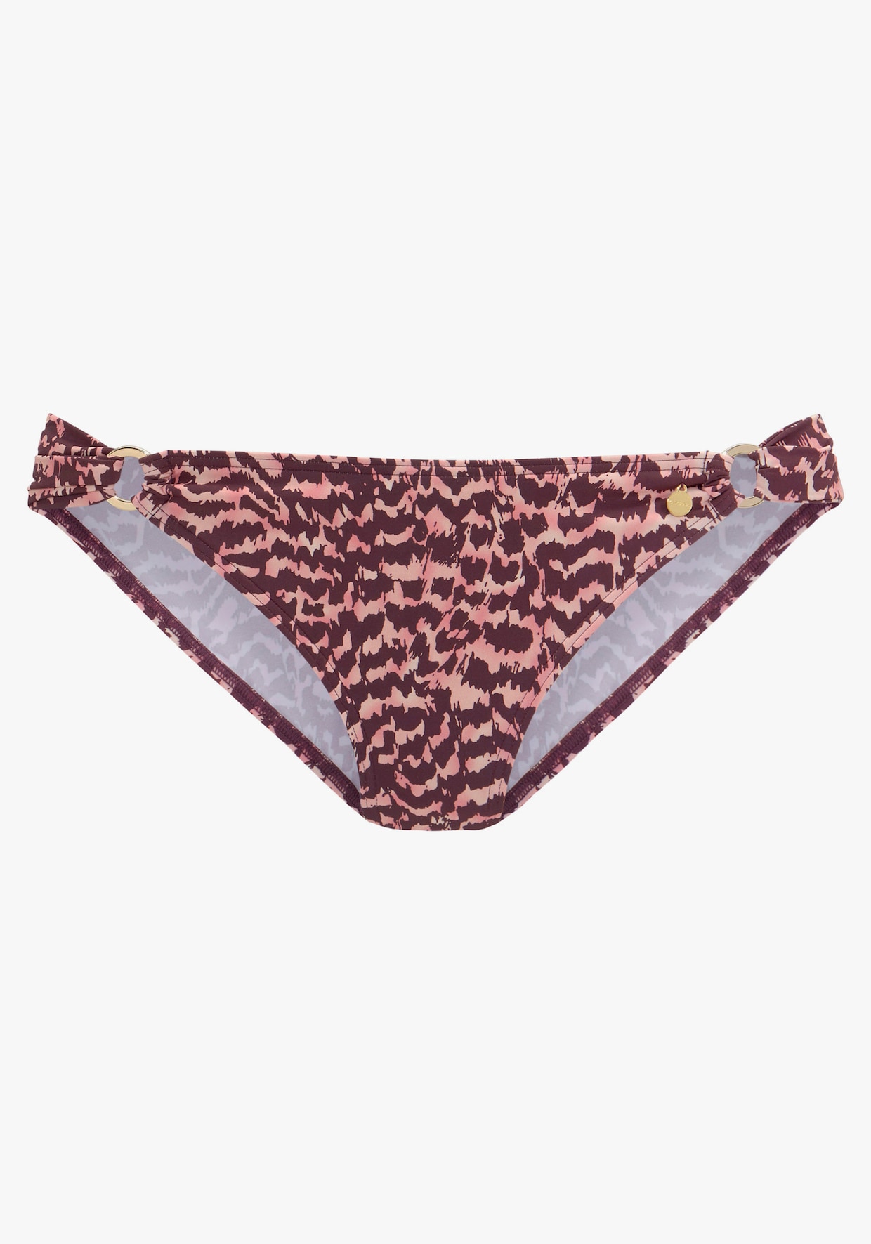 LASCANA Bikini-Hose - bordeaux bedruckt