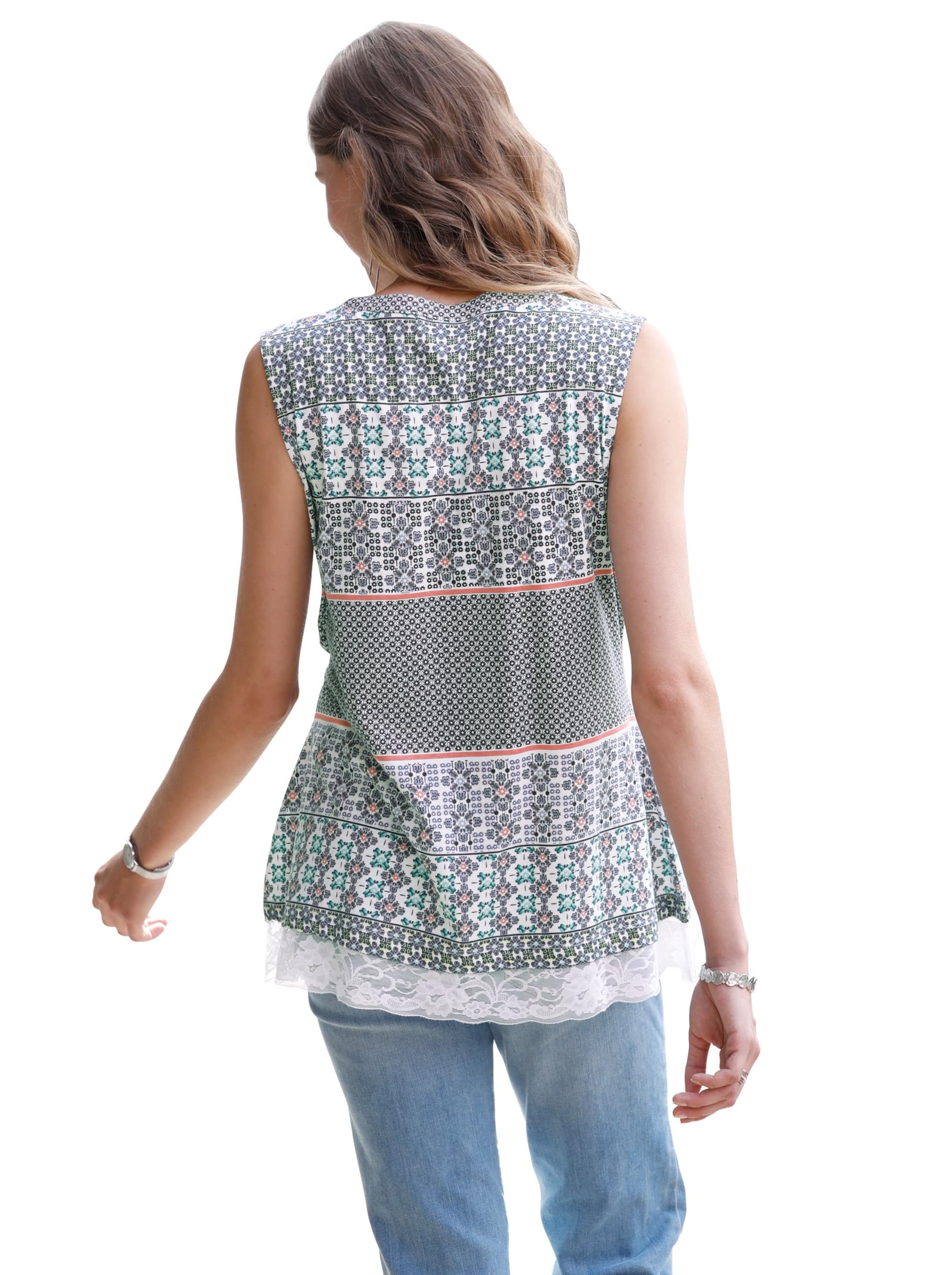 Longtop - ecru-bedruckt