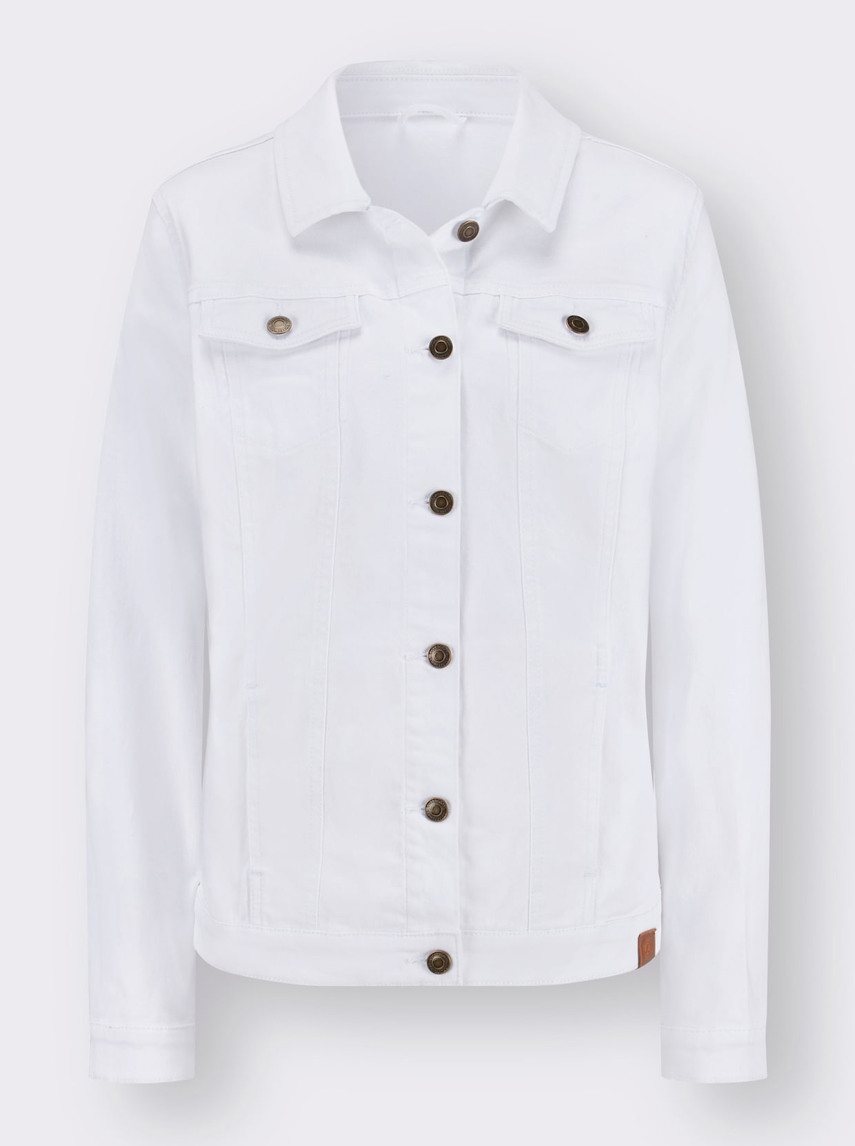 Jeansjacke - weiß