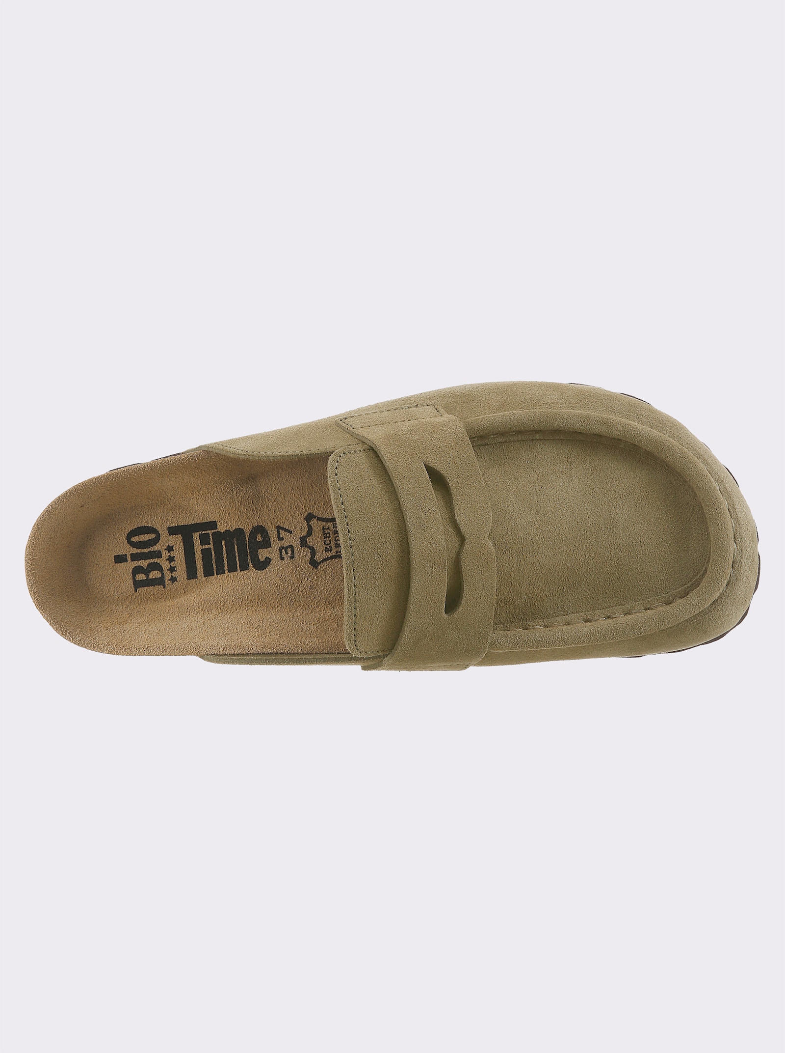 heine Pantolette im Sabot-Stil - khaki