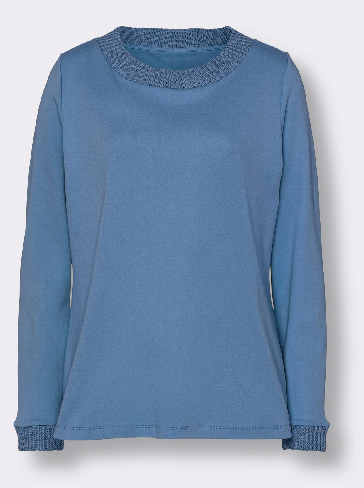 Sweatshirt - middenblauw