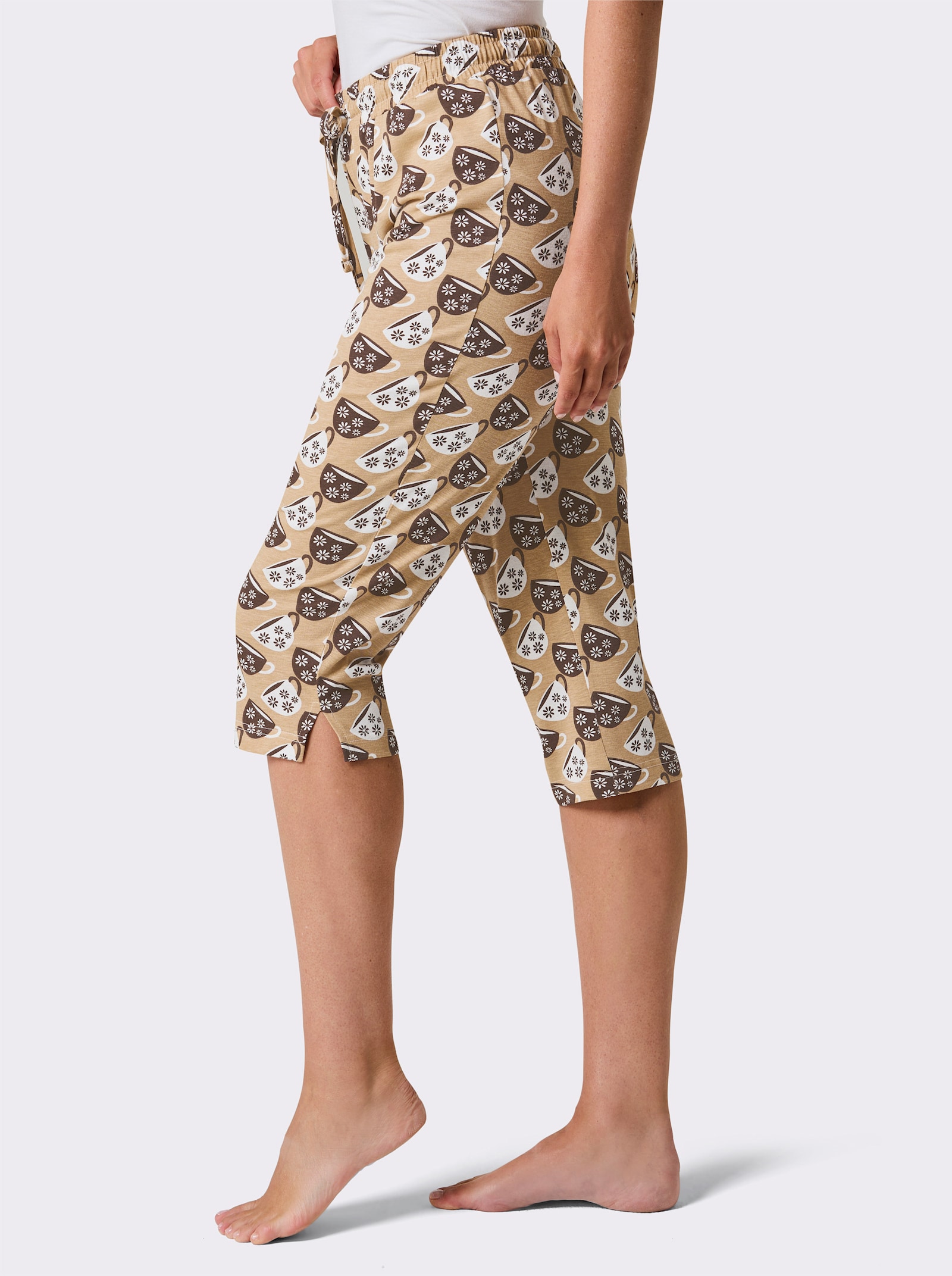 wäschepur Corsaire - chamois-chocolat imprimé