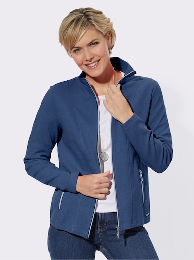 Shirtjacke - jeansblau