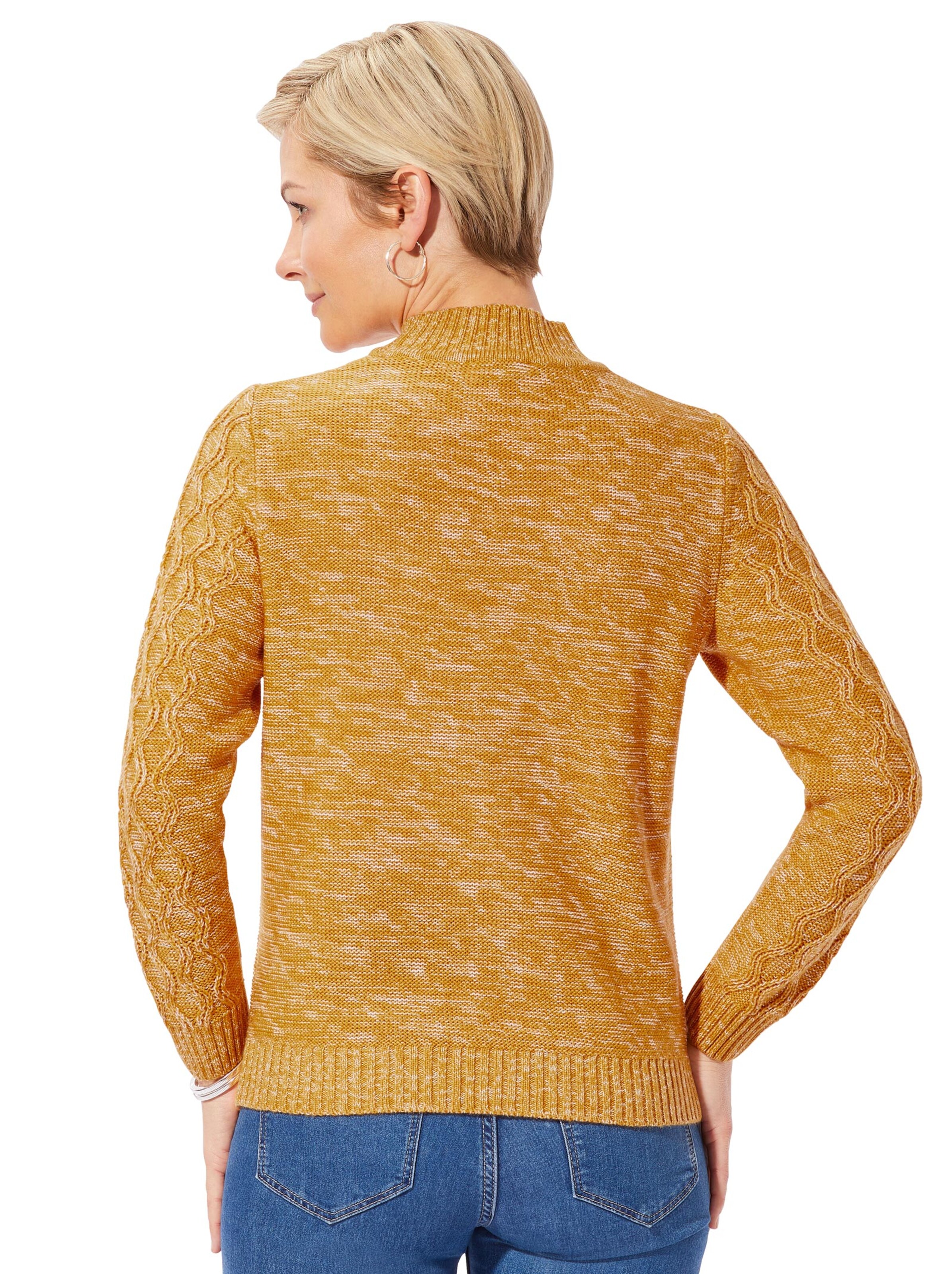 Collection L Pullover - curry-meliert