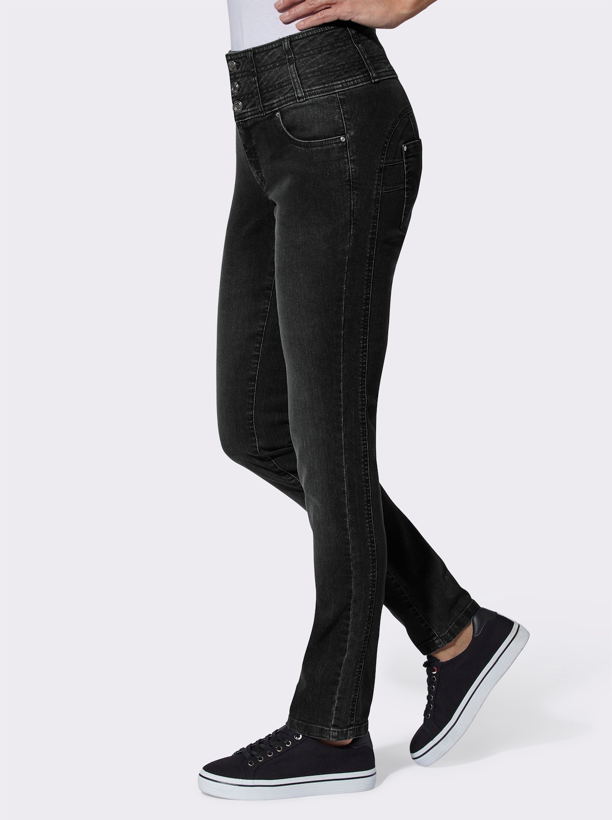 Džínsy - čierna džínsovina