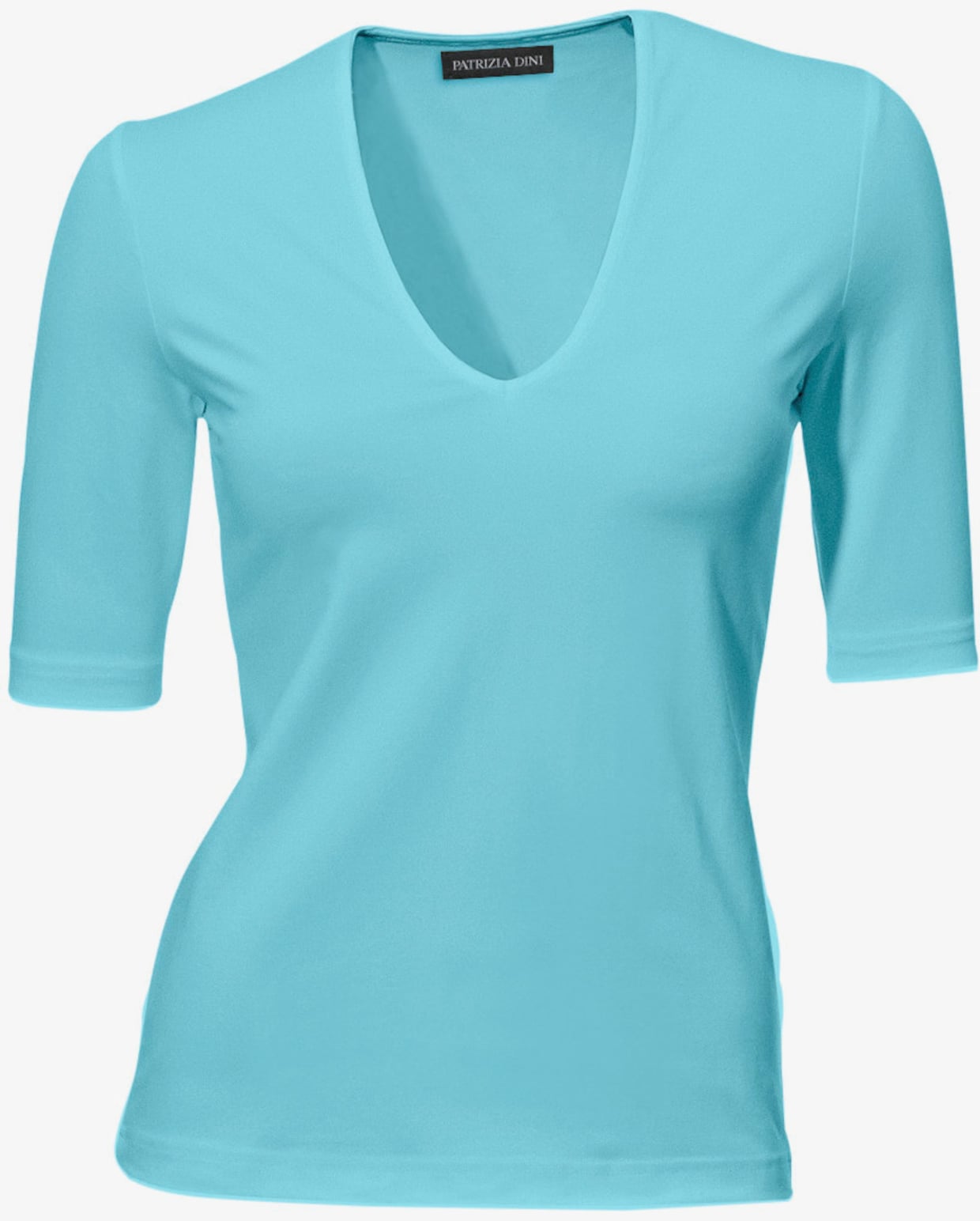 heine T-shirt en V - turquoise