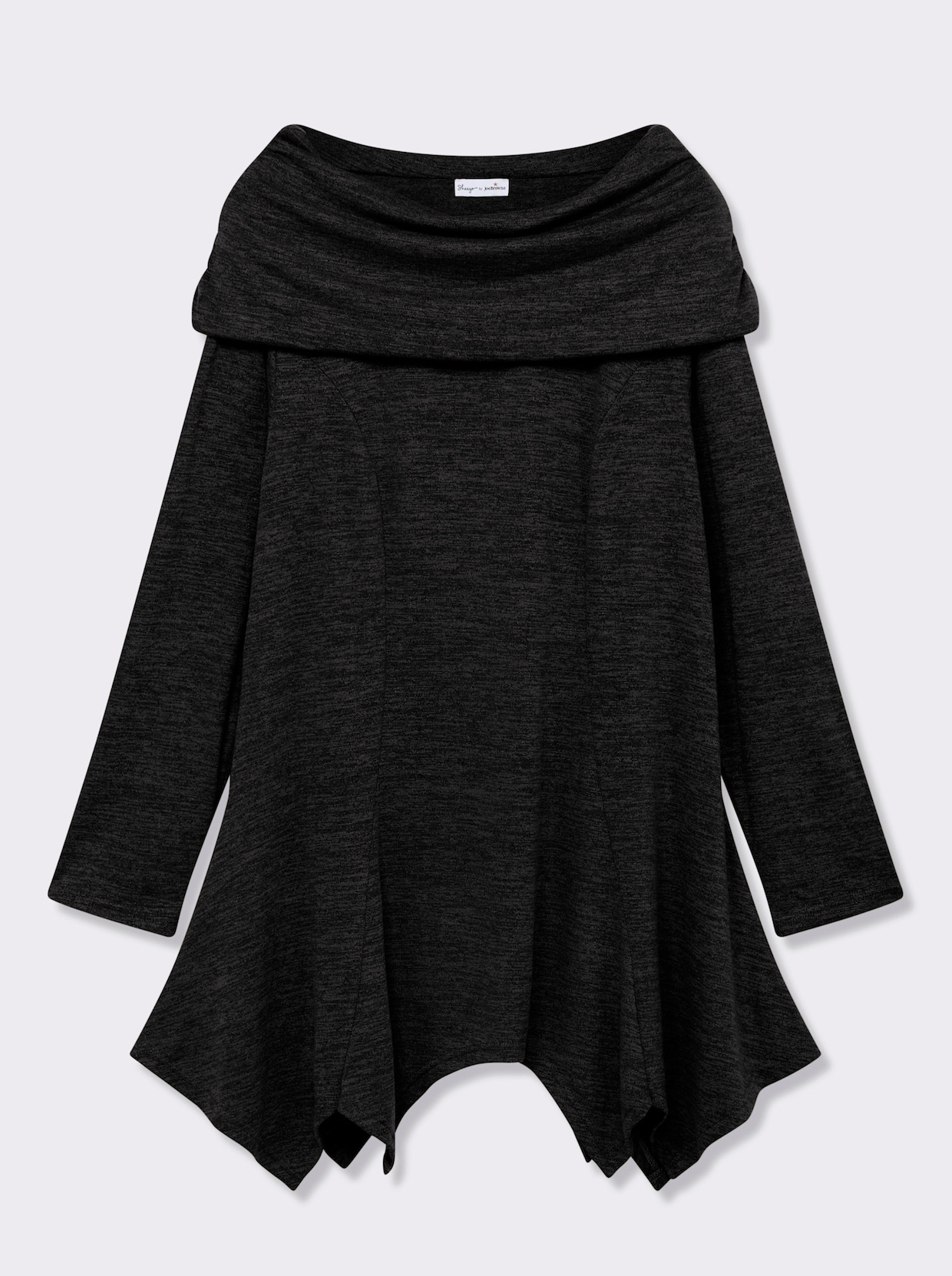 sheego by Joe Browns Longpullover - schwarz