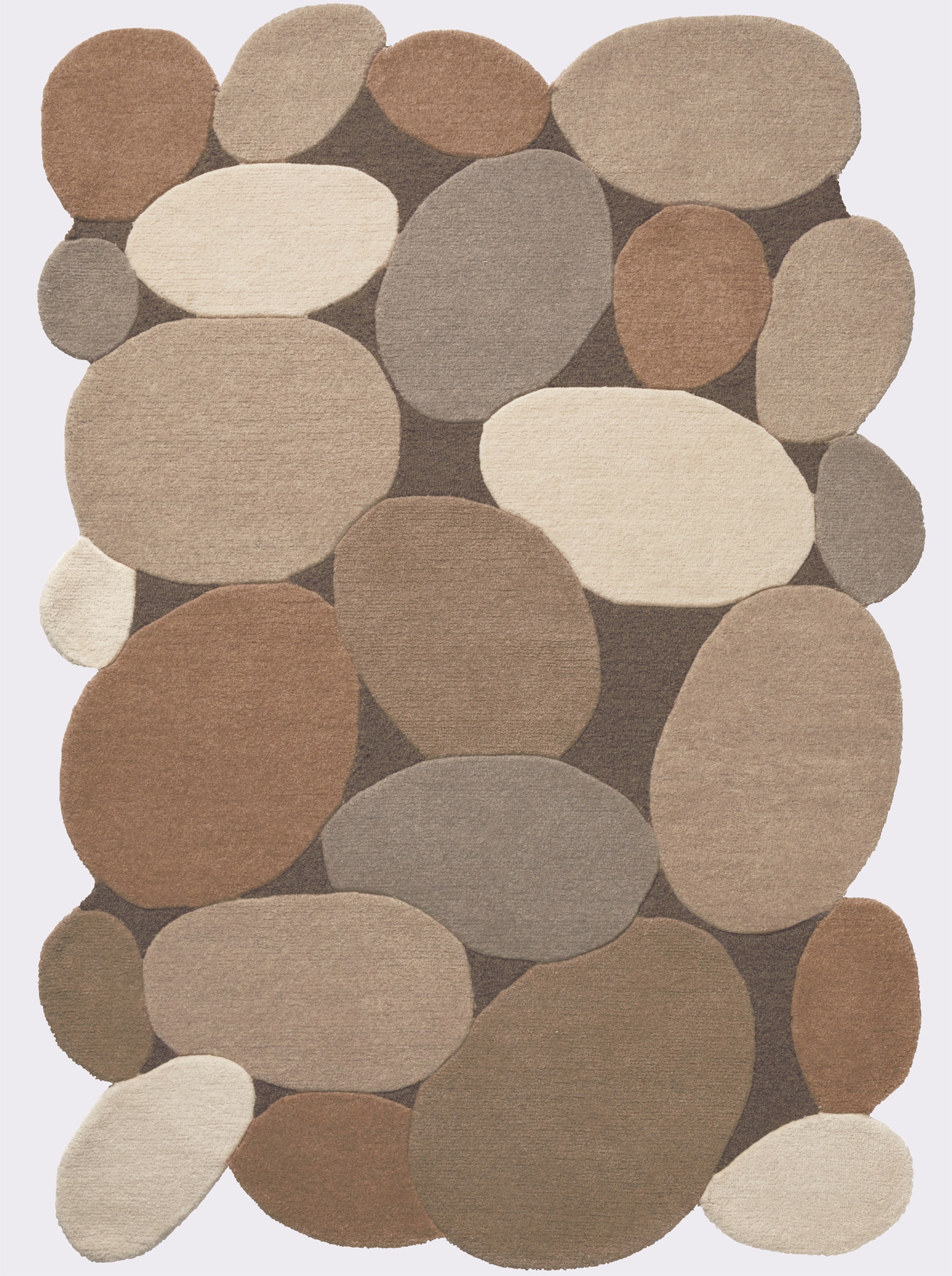 heine home Teppich - braun-ecru