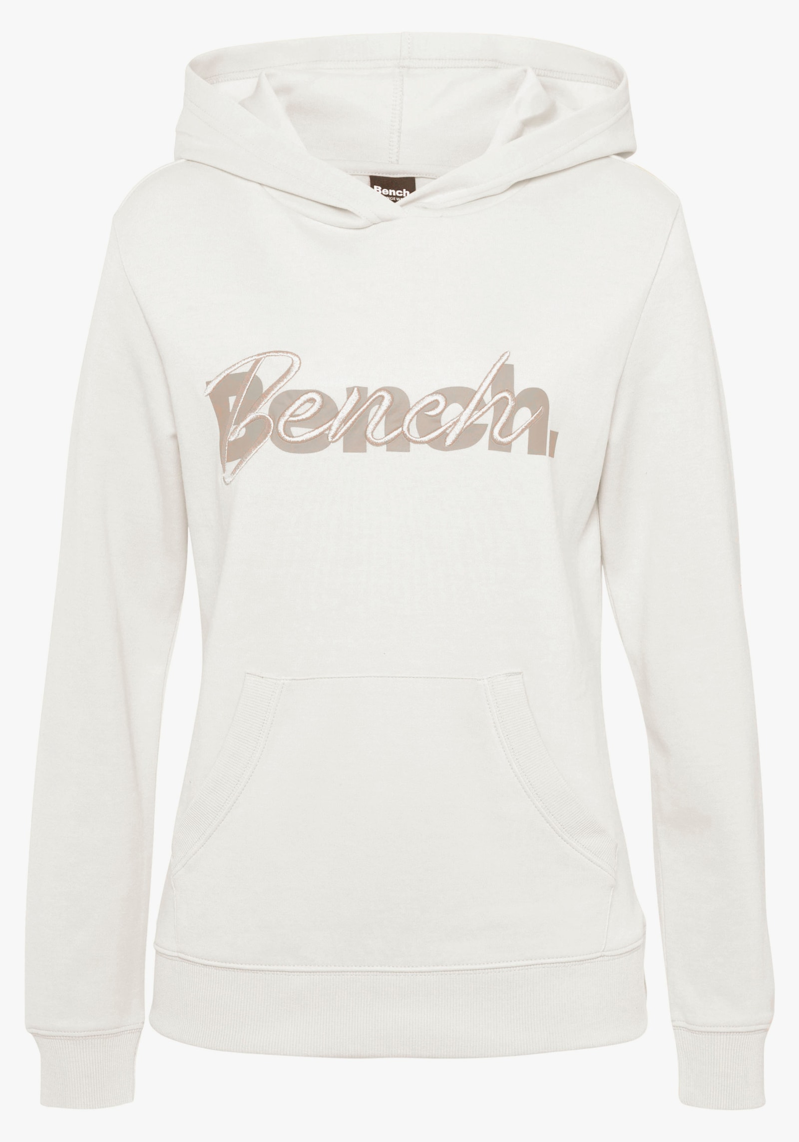 Bench. Loungewear Kapuzensweatshirt - sand