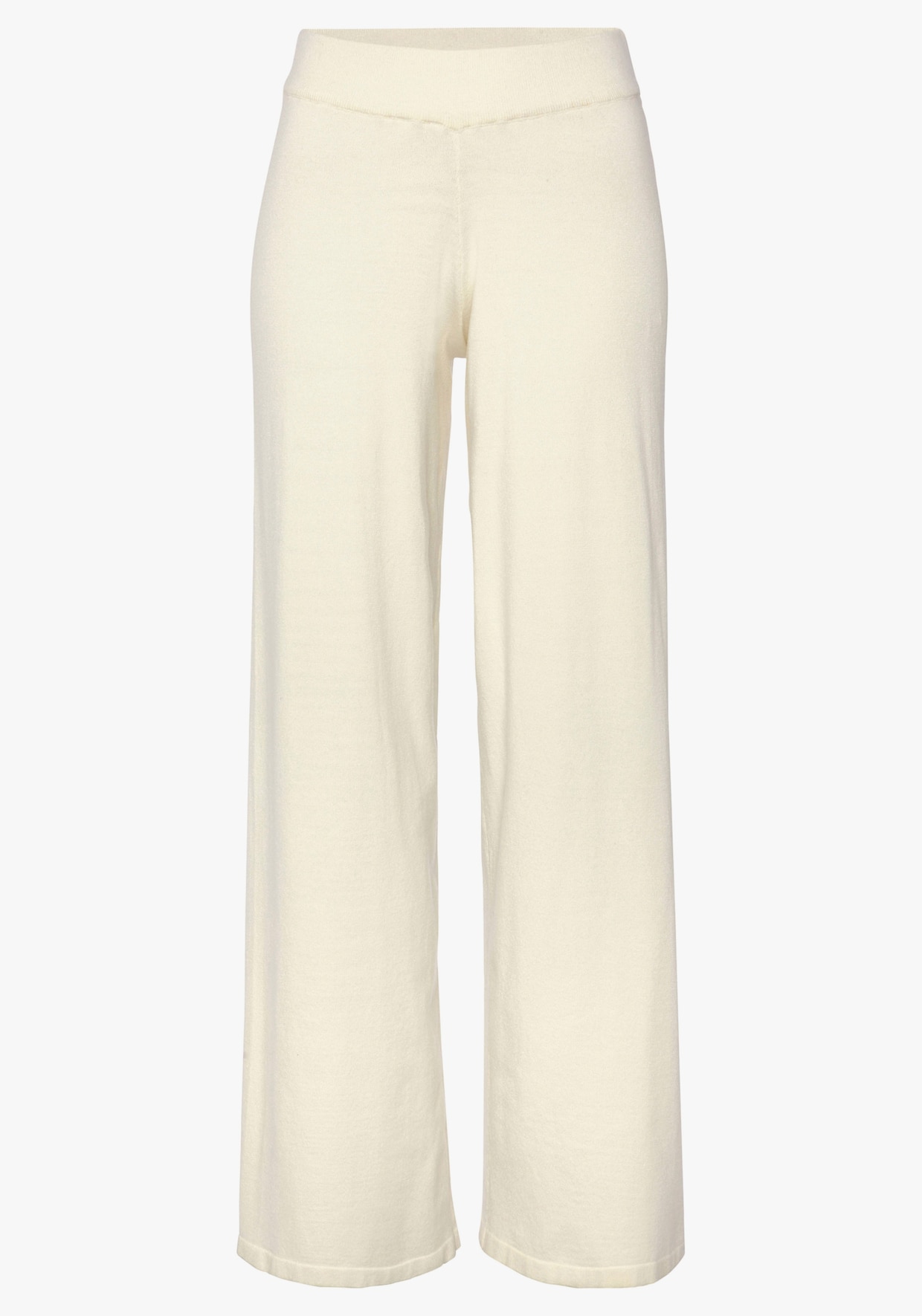 LASCANA Broek van tricot - cream