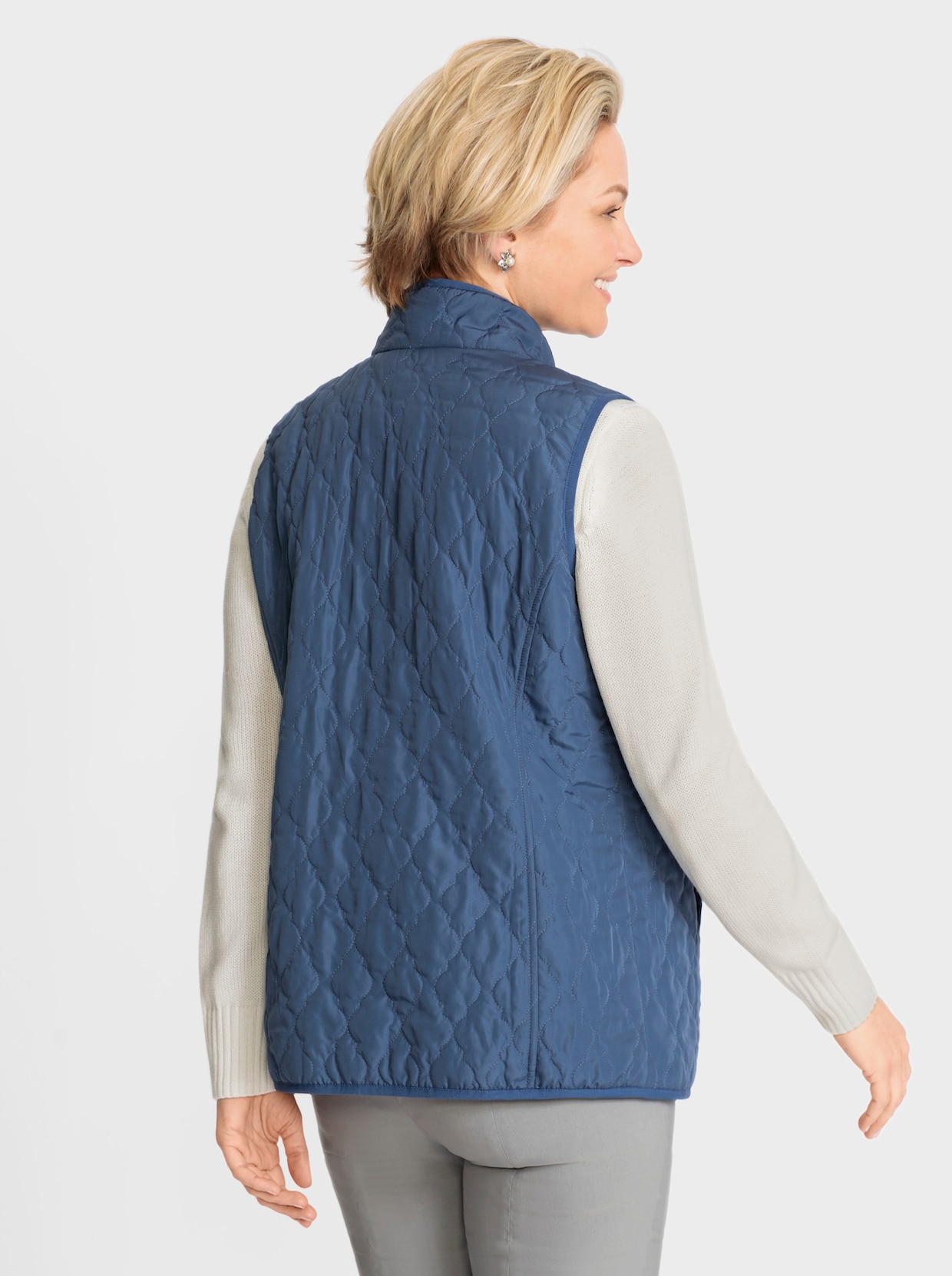 Gilet - jeansblauw