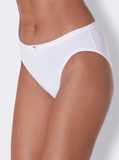 wäschepur Jazzpants mit Doppelzwickel - 5x weiß + 5x schwarz