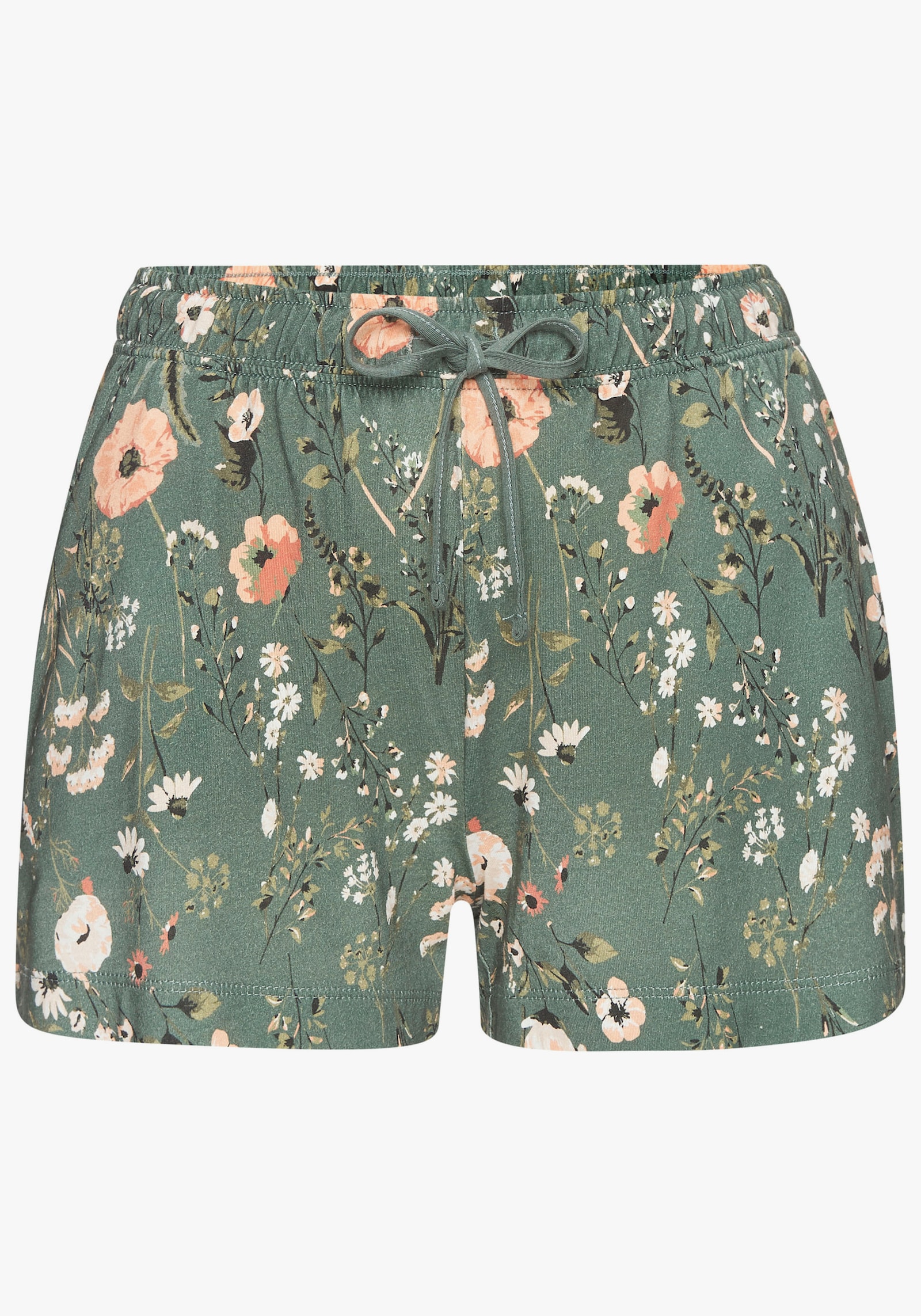 LASCANA shortama - groen gedessineerd