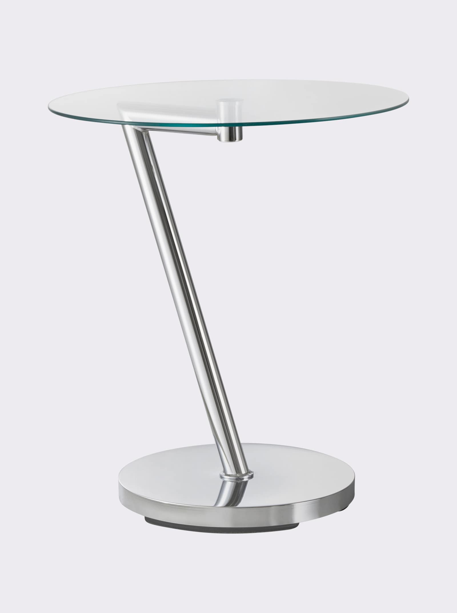 Impressionen Beistelltisch - chromfarben-glas
