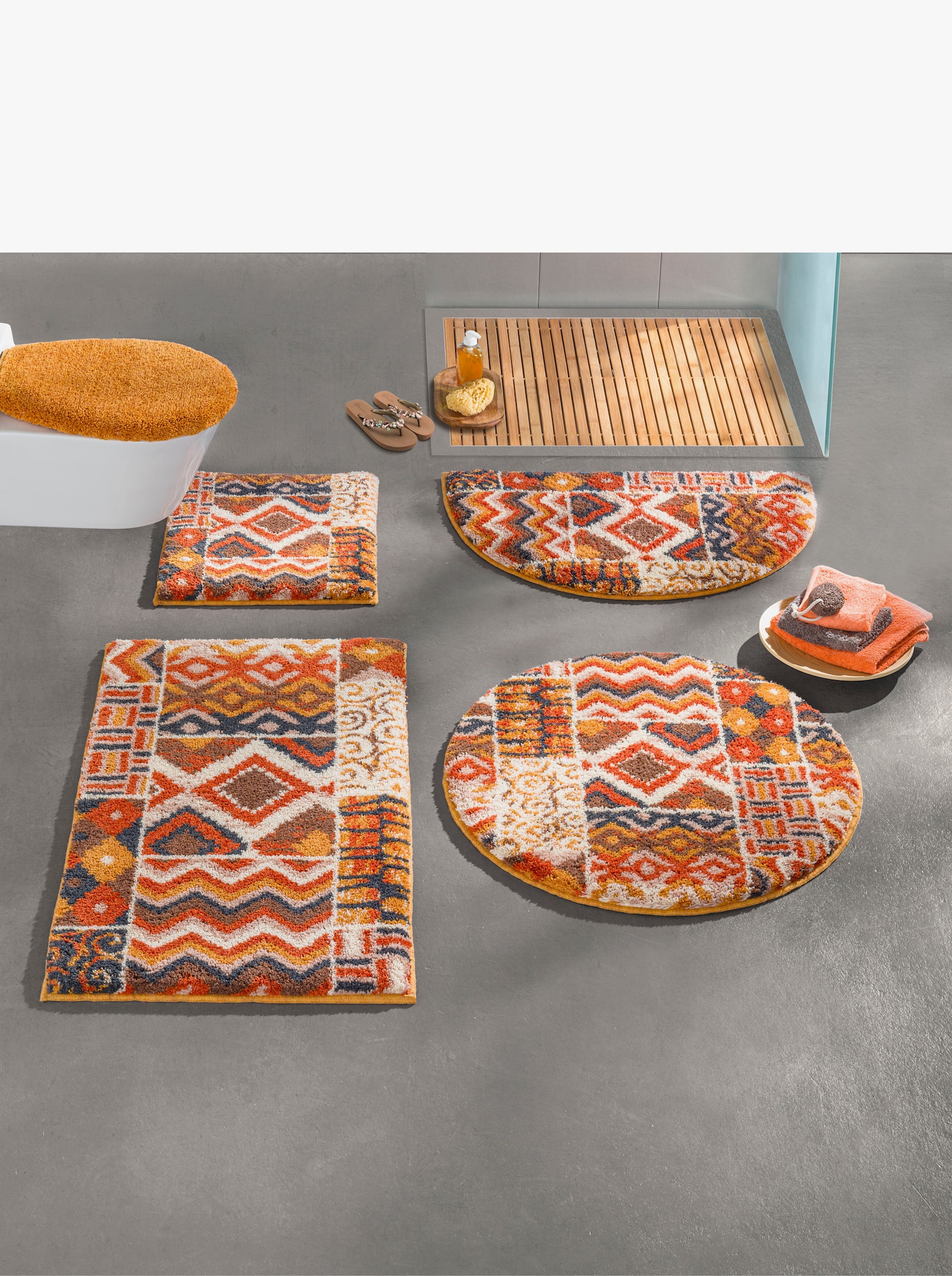 Grund Badmat - terra gedessineerd