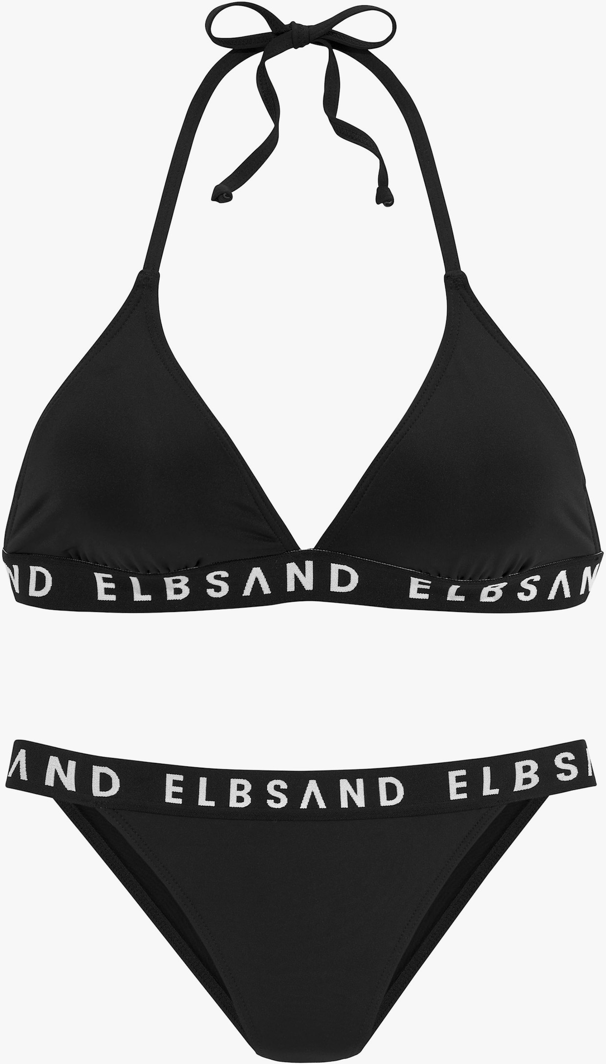 Elbsand Triangel-Bikini - schwarz