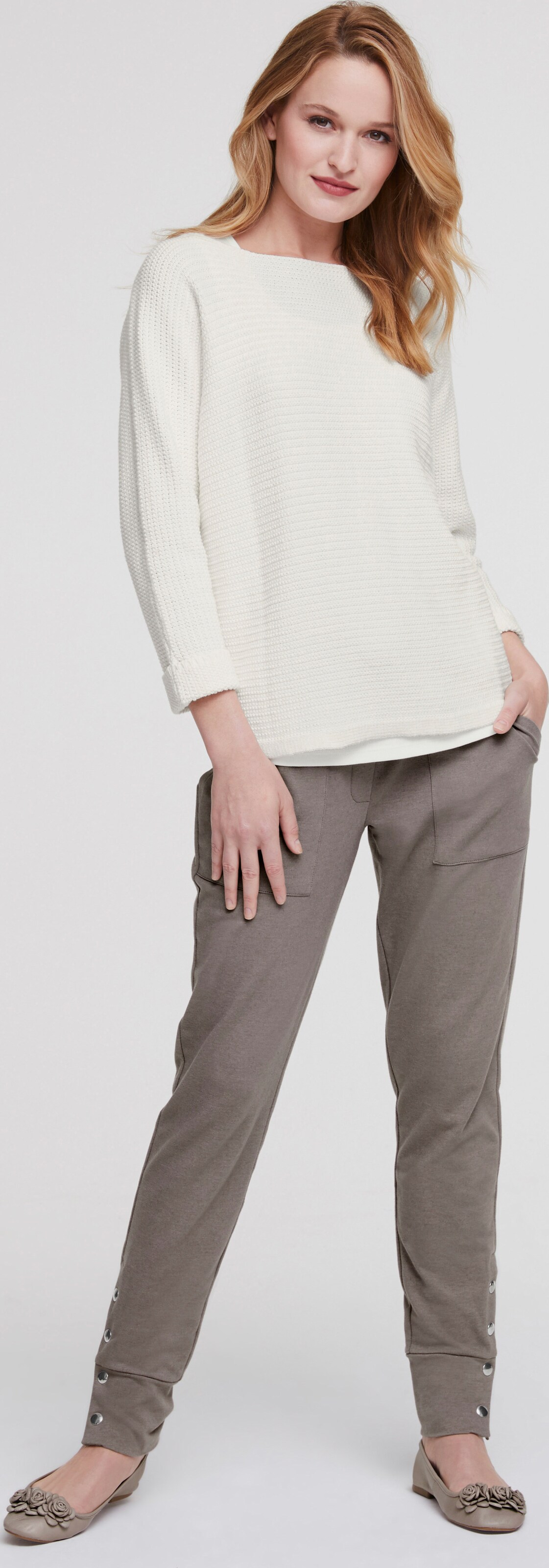 heine Feinstrickpullover - offwhite