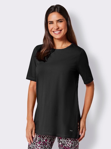 feel good Longshirt - schwarz