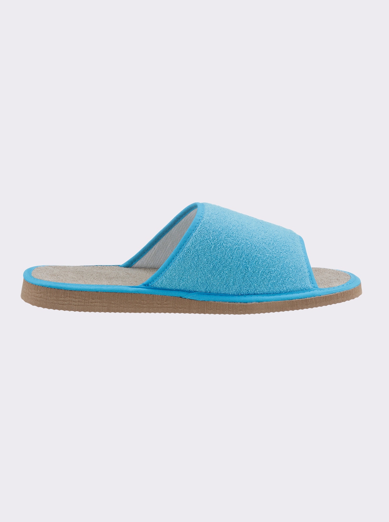 Pantoffels - turquoise + marine