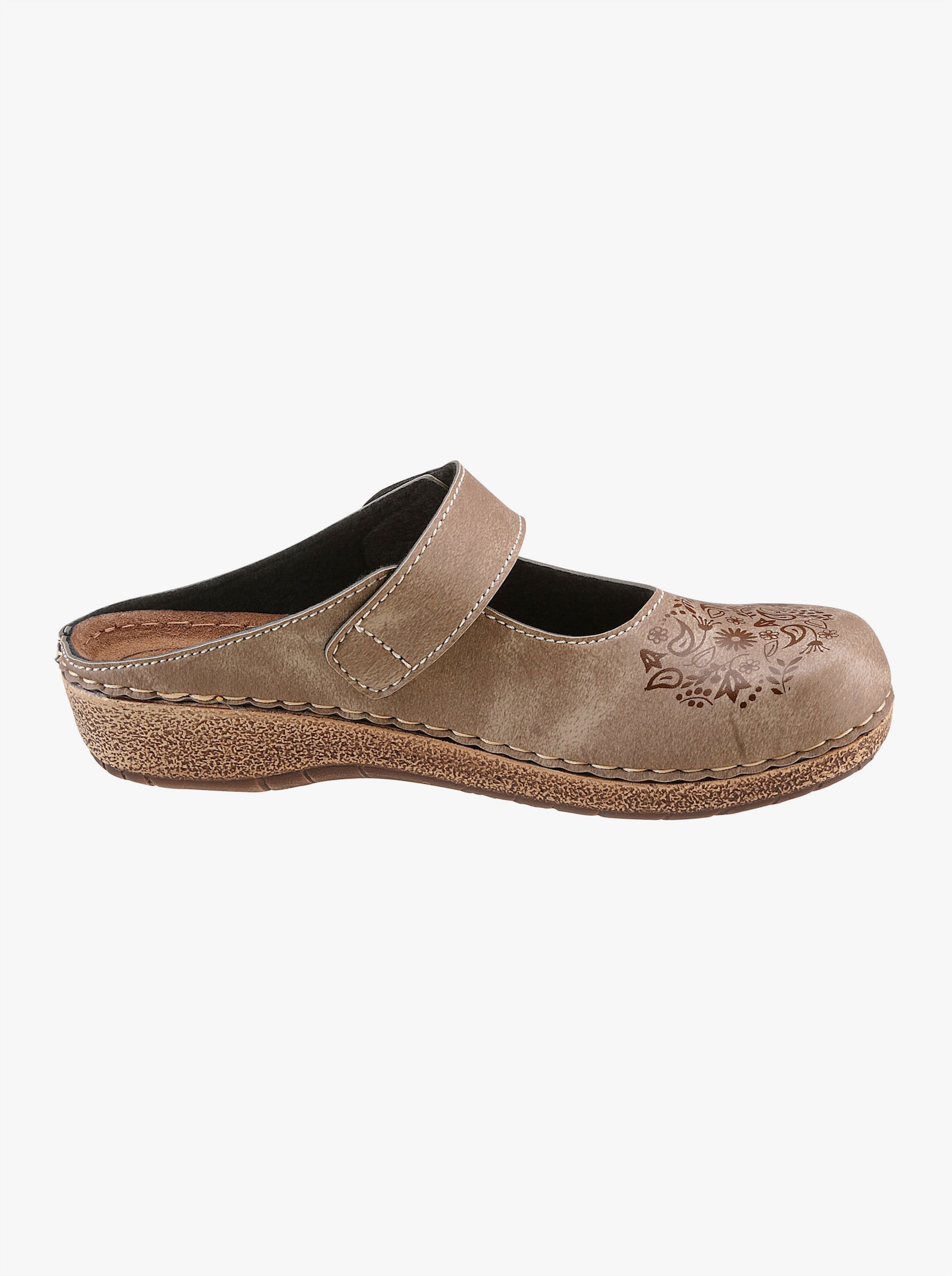 Franken Schuhe Clog - taupe