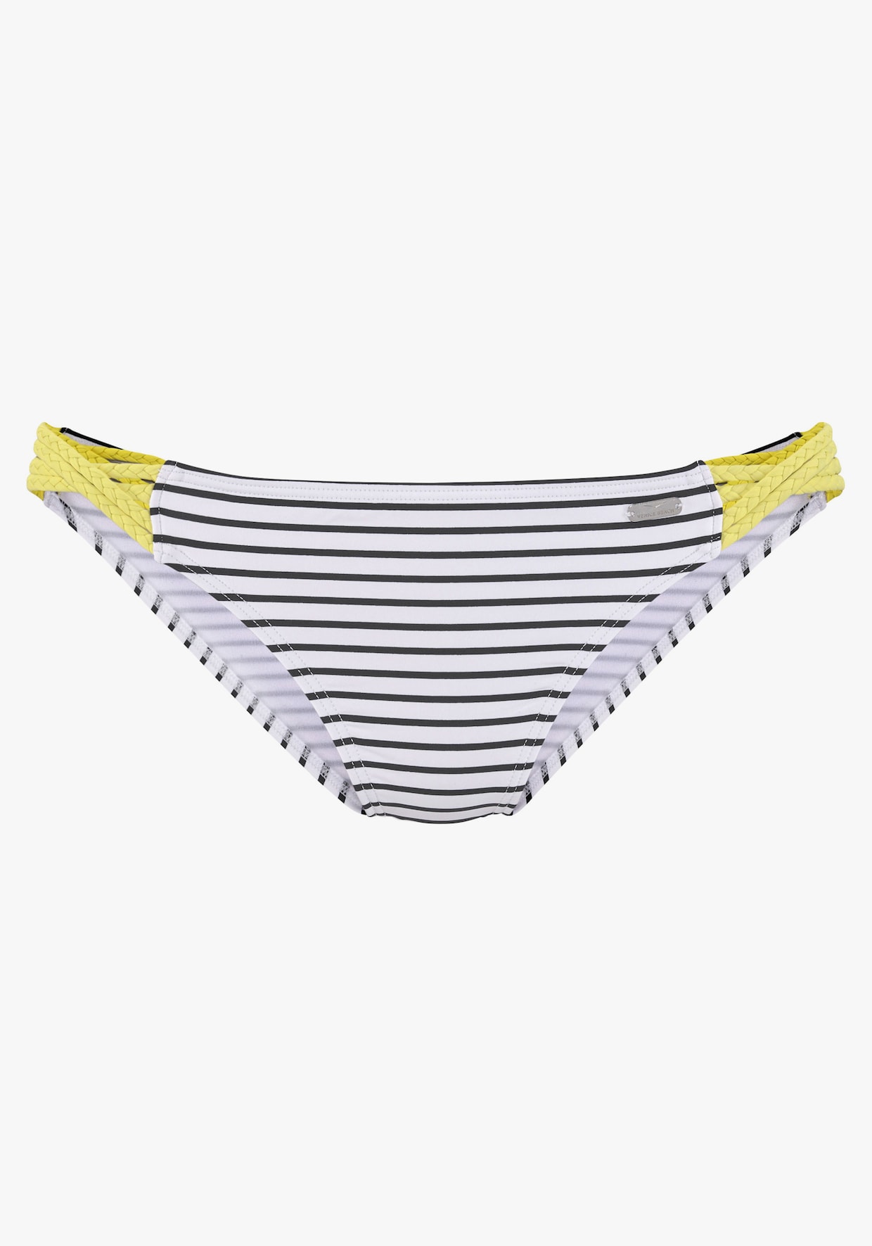 Venice Beach Bikini-Hose - schwarz-weiß-limette