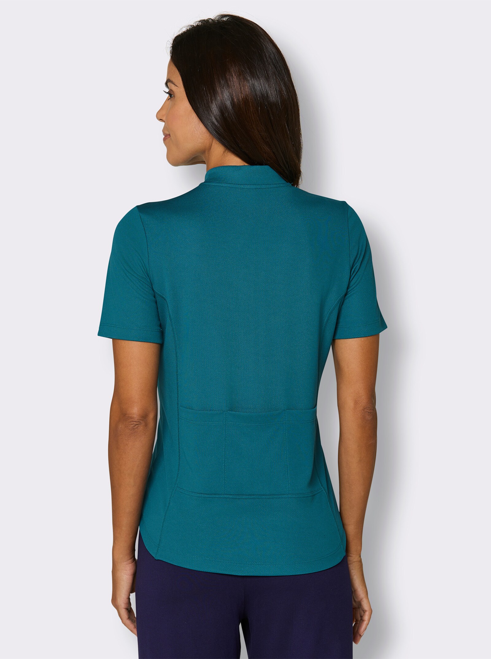 Fahrradshirt in Wabenstruktur - aquapetrol