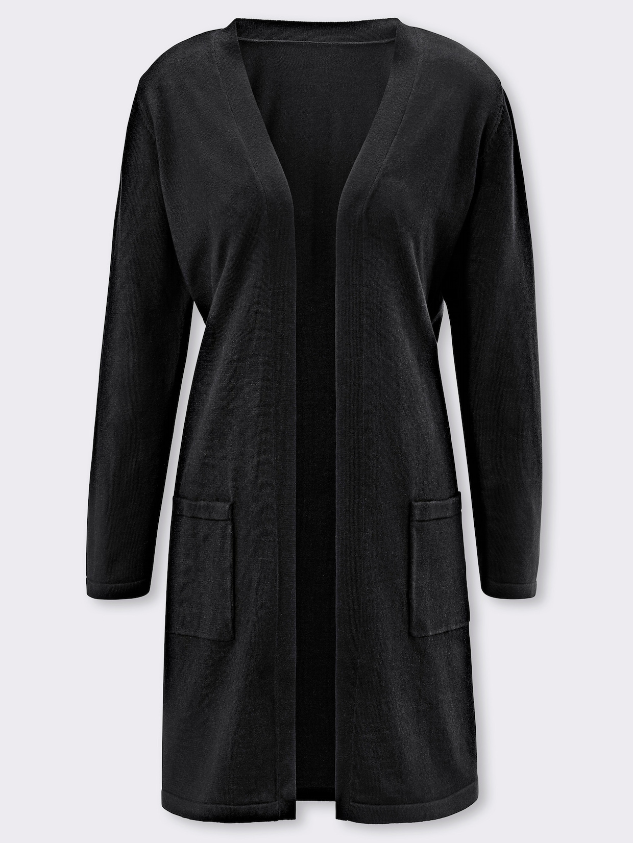 Pletený kabátek - černá