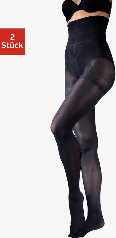 LASCANA collants fins - noir