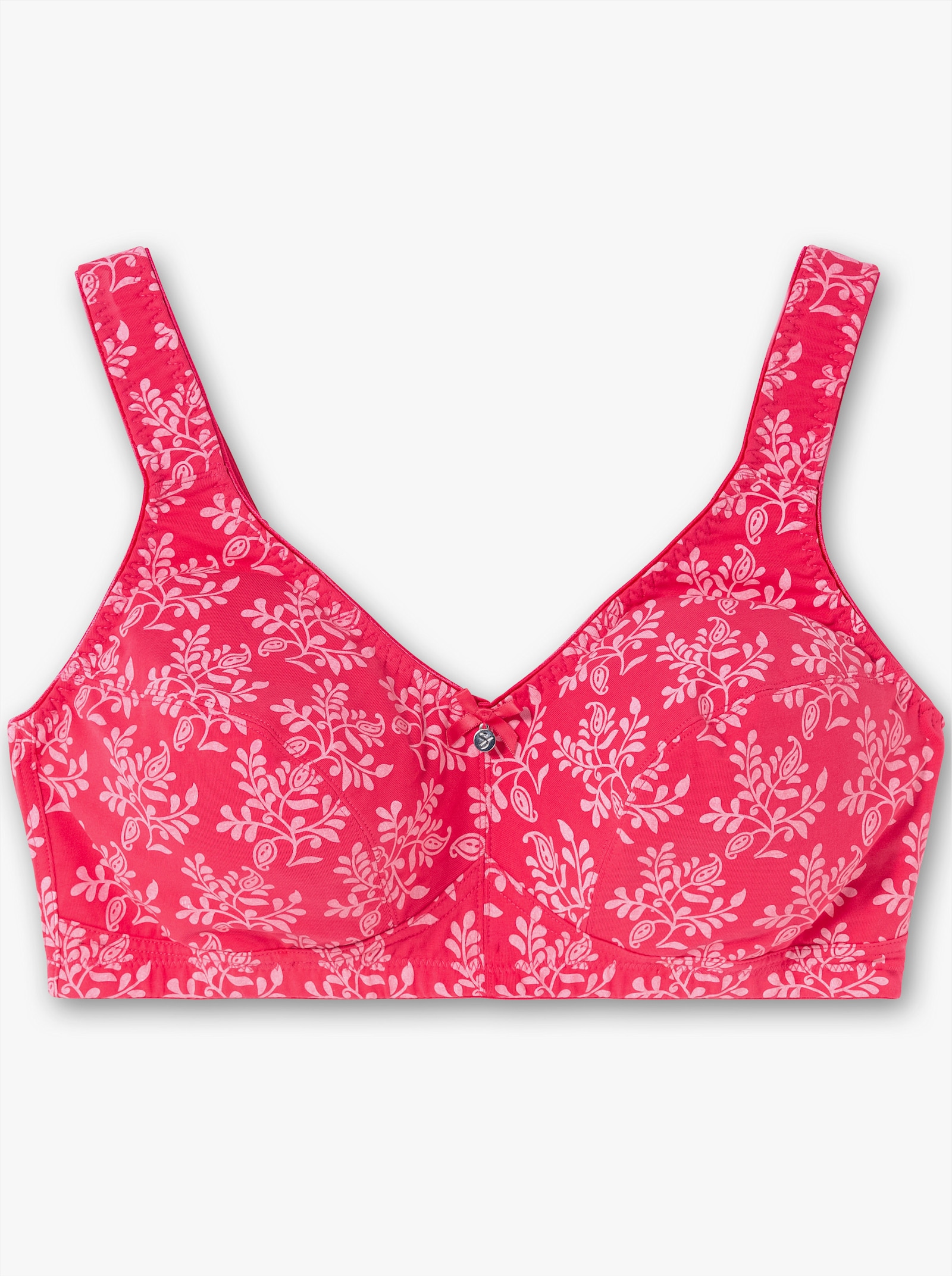 sheego Lot de 2 soutiens-gorge sans armatures - blanc + orchidée