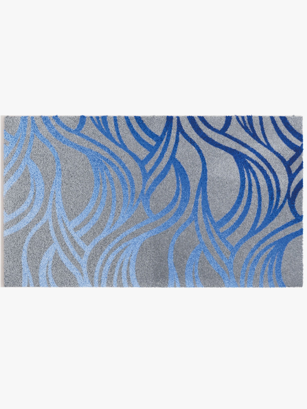 Grund Badematte - blau-grau